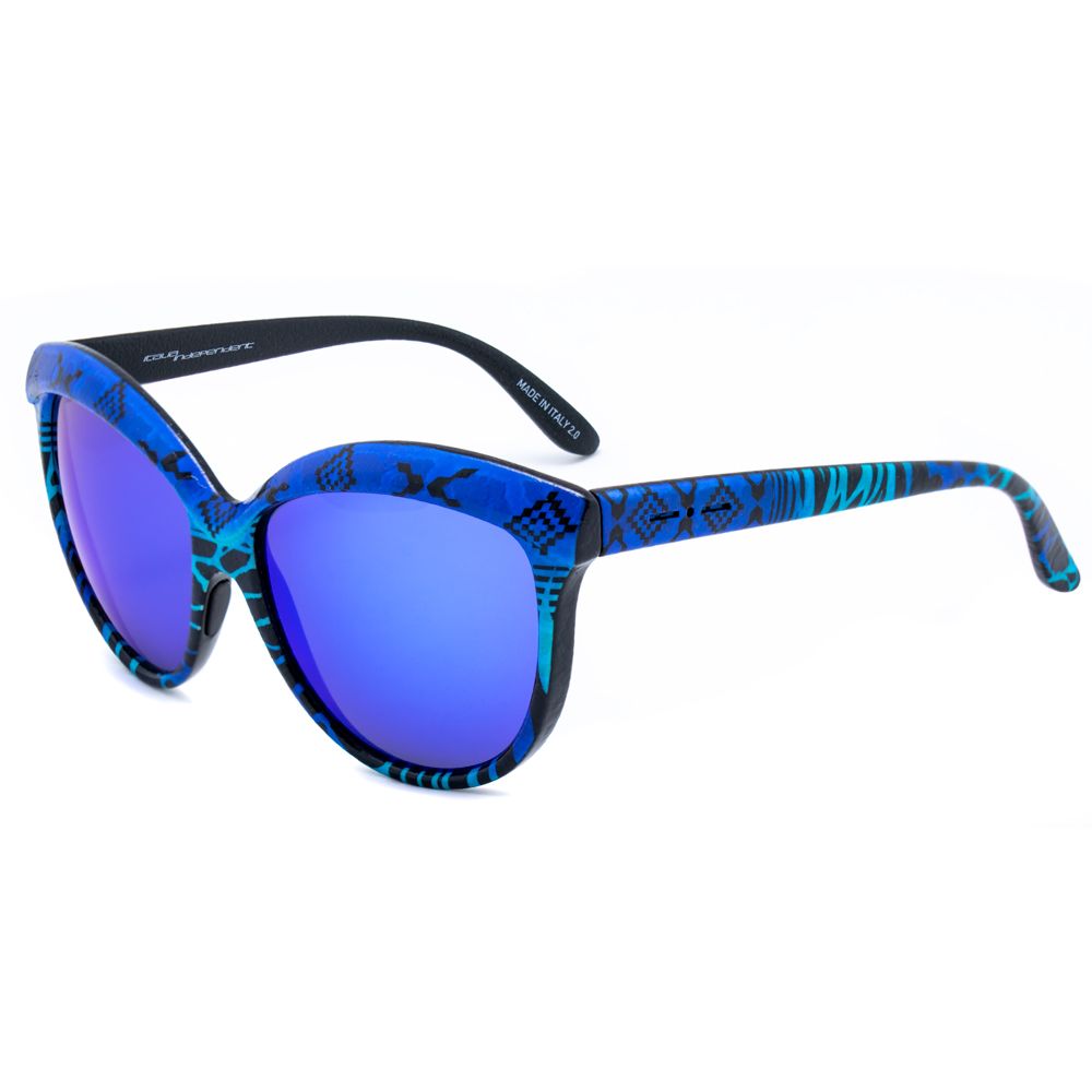 Italia Independent Blue Acetate Sunglasses Glam Steals