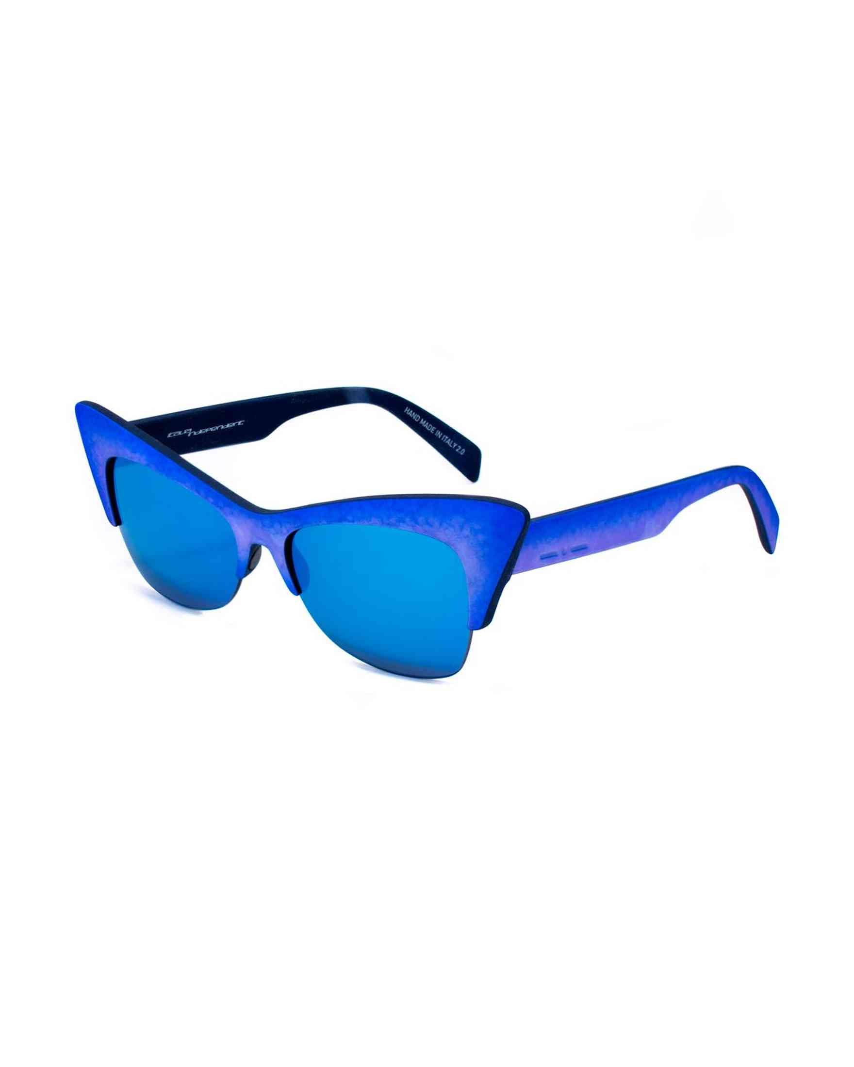 Italia Independent Blue Acetate Sunglasses Glam Steals