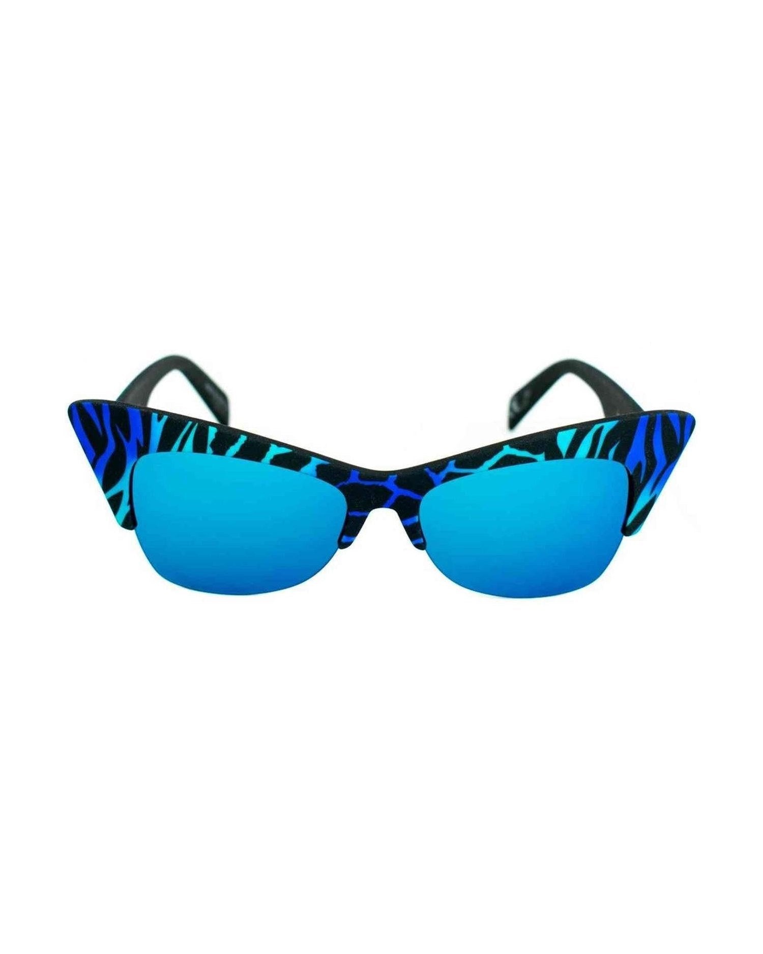 Italia Independent Blue Acetate Sunglasses Glam Steals