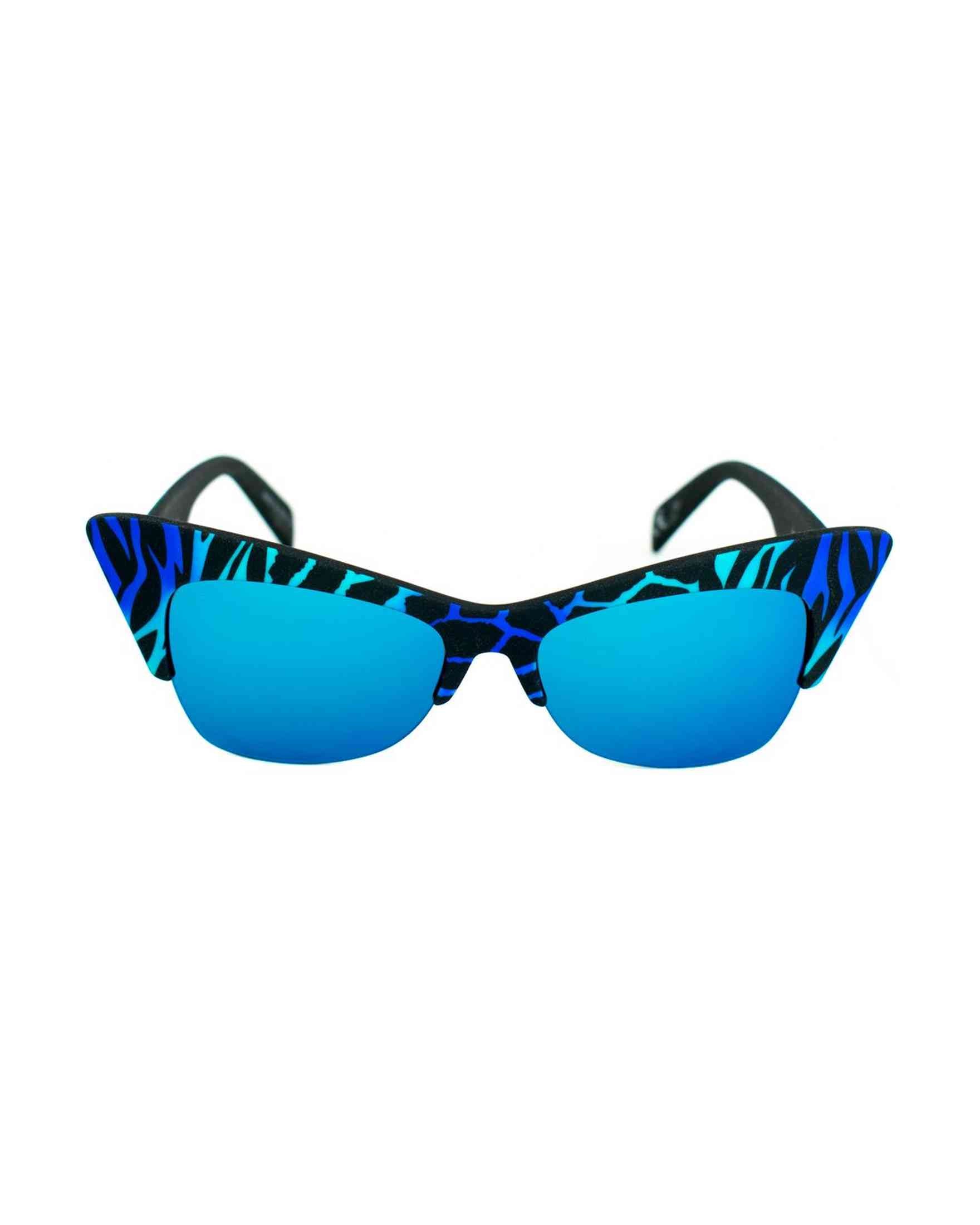 Italia Independent Blue Acetate Sunglasses Glam Steals