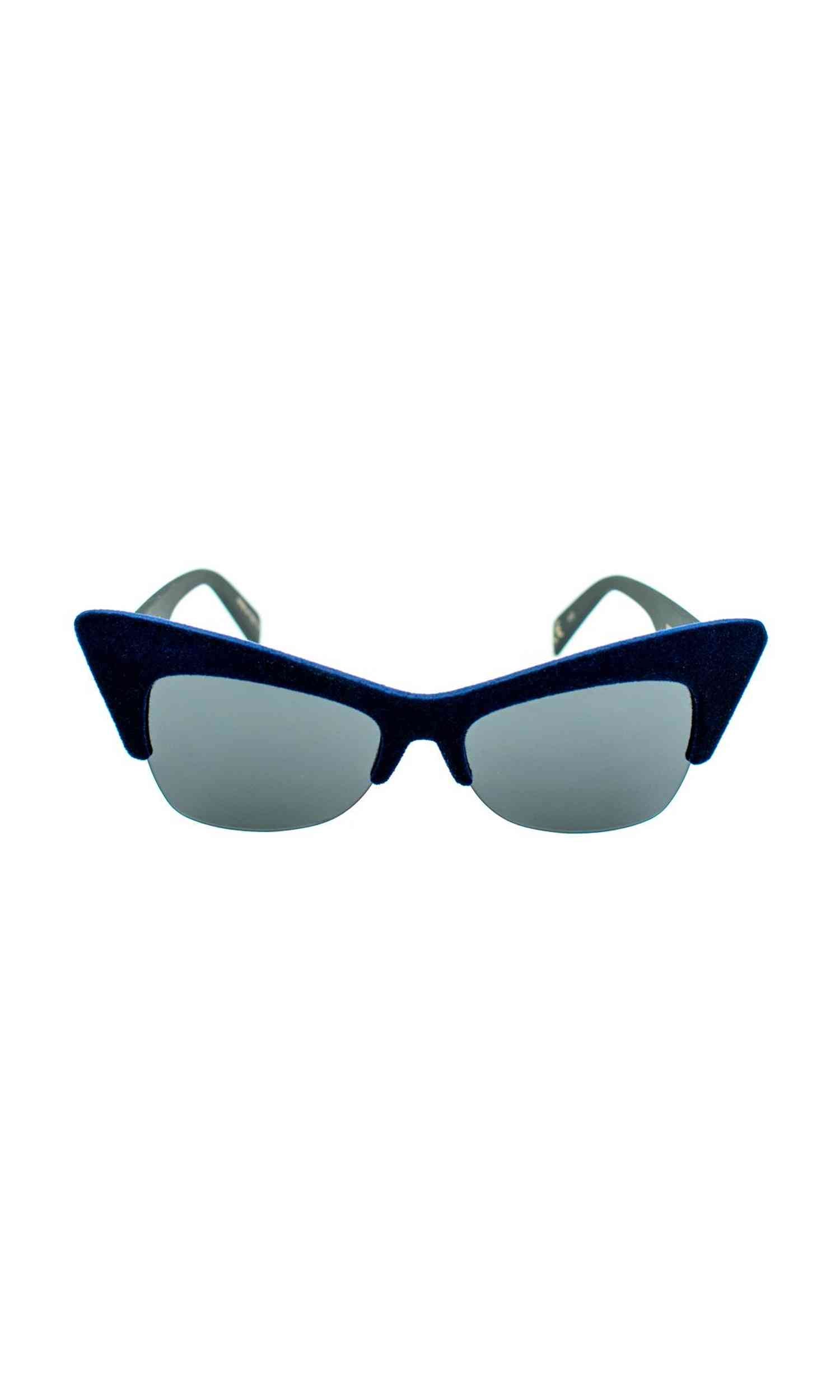 Italia Independent Blue Acetate Sunglasses Glam Steals