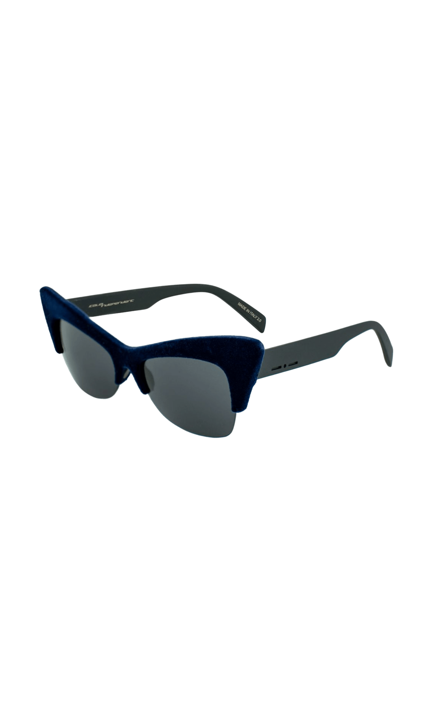Italia Independent Blue Acetate Sunglasses Glam Steals