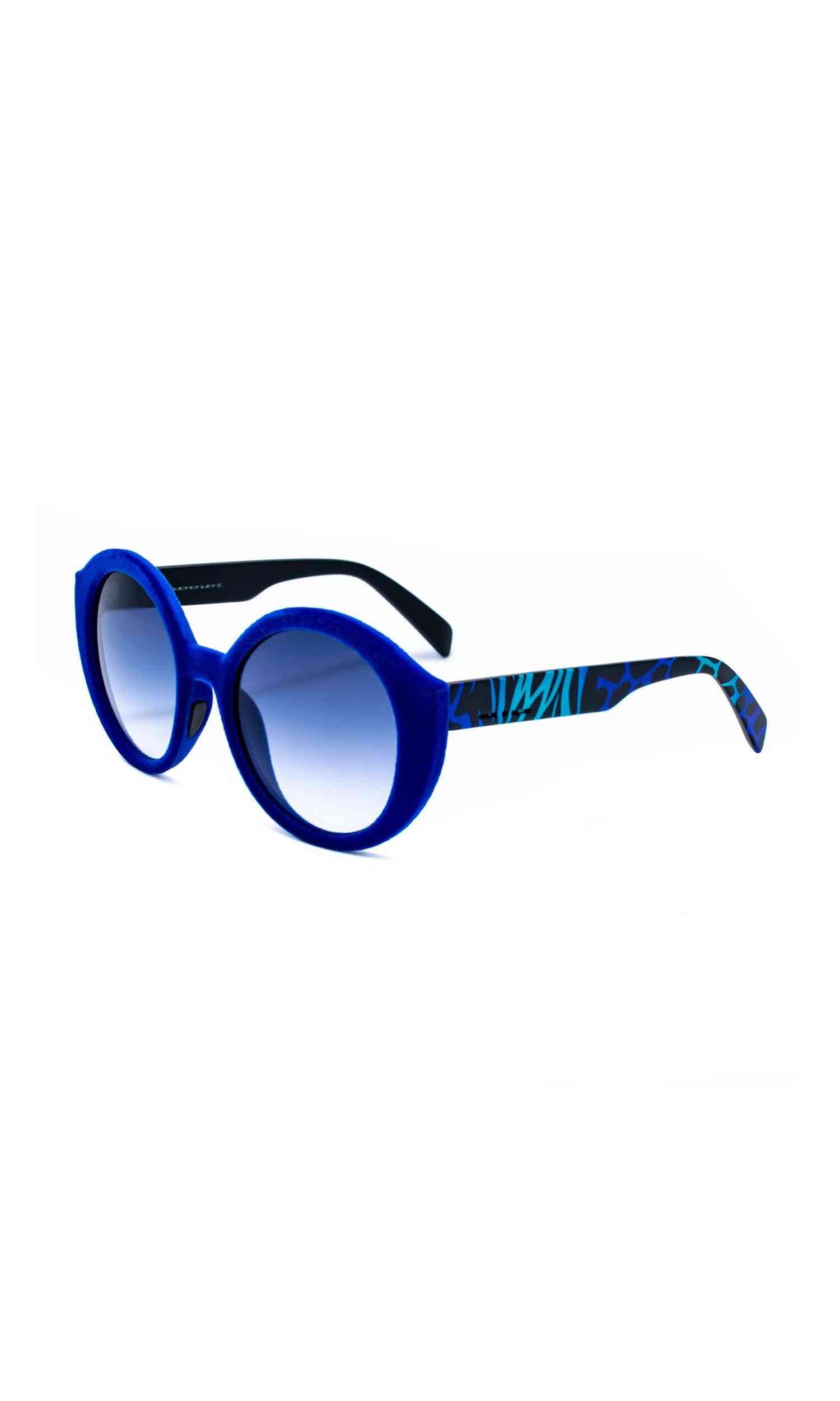 Italia Independent Blue Acetate Sunglasses Glam Steals