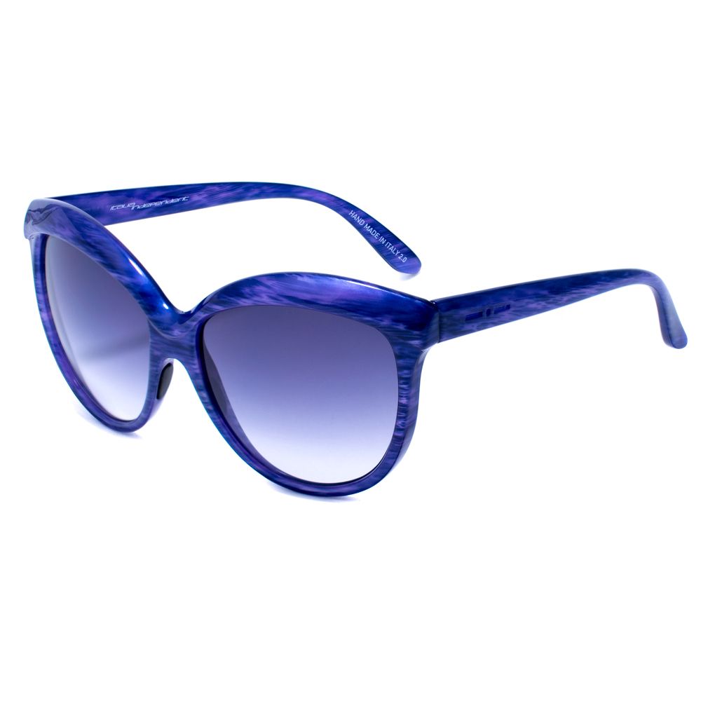 Italia Independent Blue Acetate Sunglasses Glam Steals