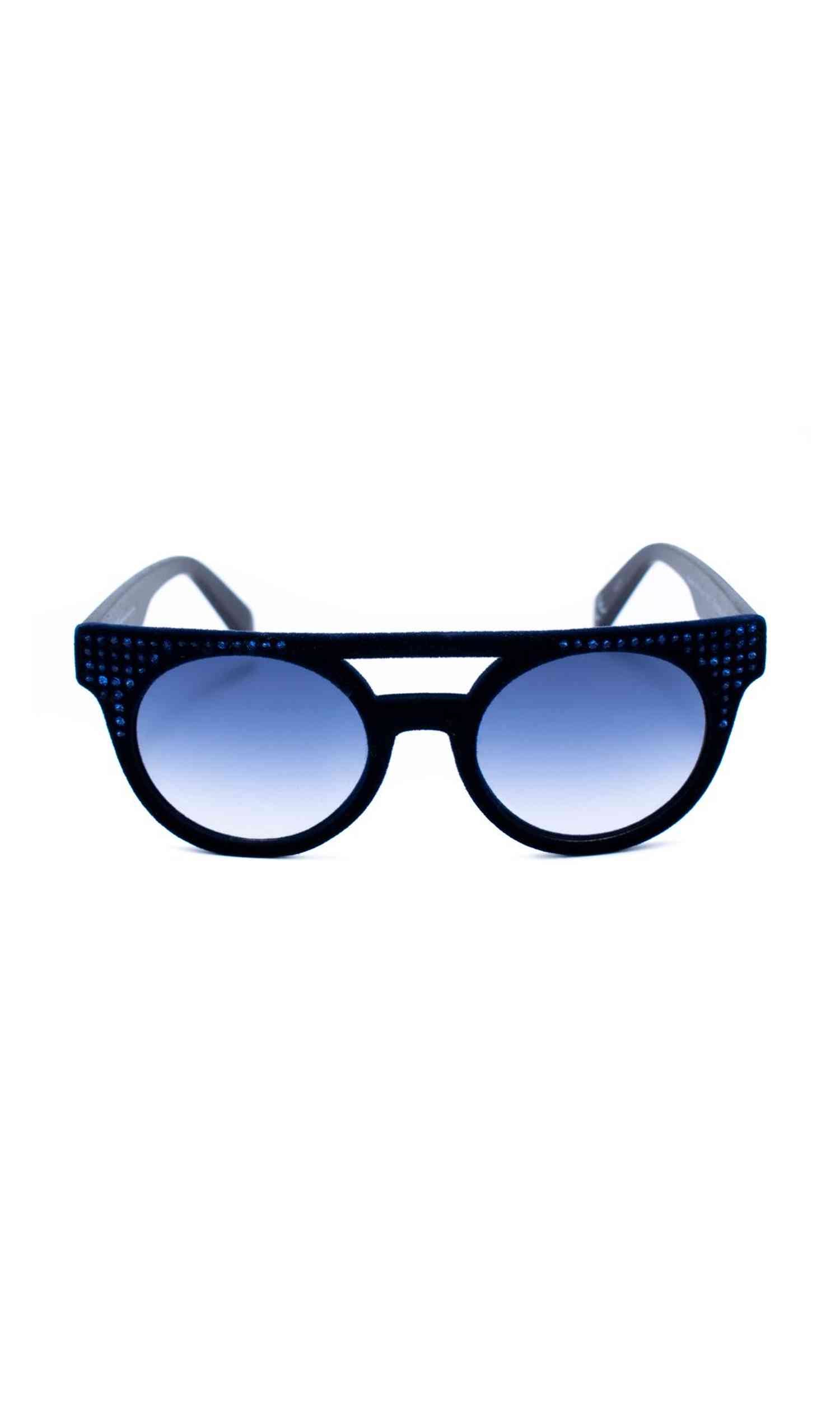 Italia Independent Blue Acetate Sunglasses Glam Steals