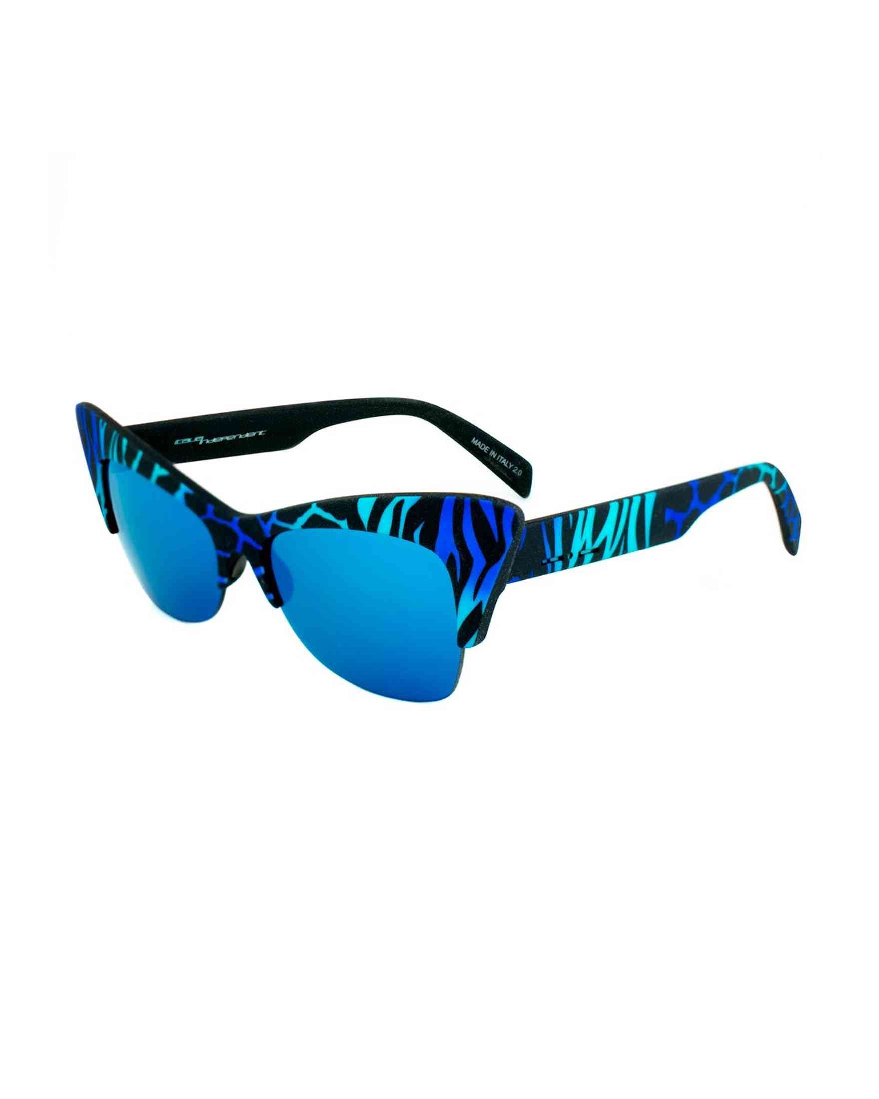 Italia Independent Blue Acetate Sunglasses Glam Steals