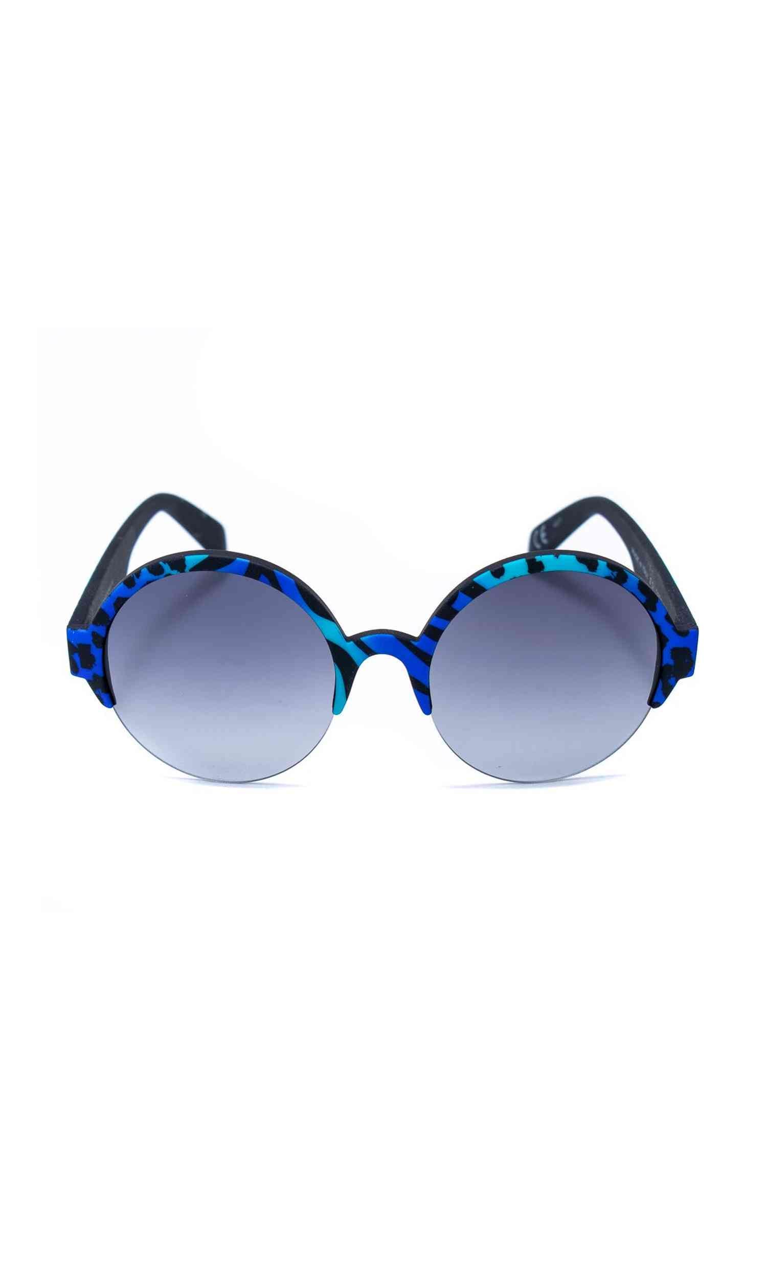 Italia Independent Blue Acetate Sunglasses Glam Steals