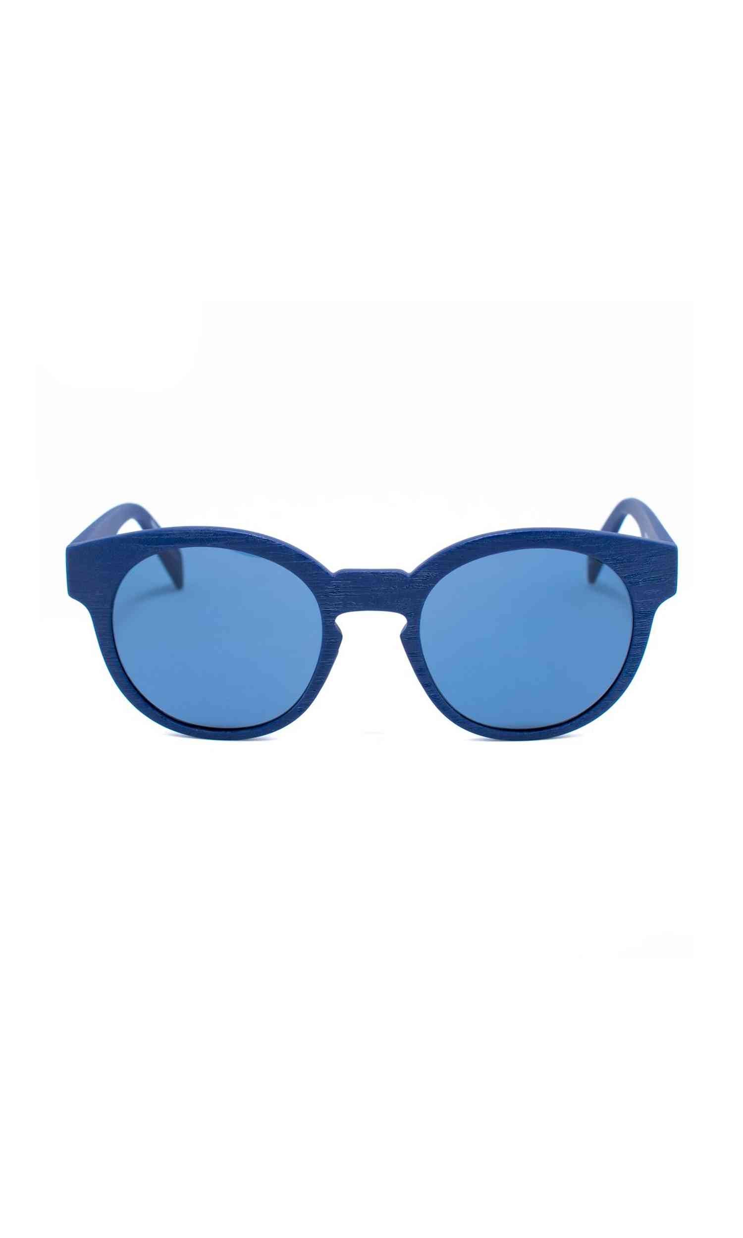 Italia Independent Blue Acetate Sunglasses Glam Steals