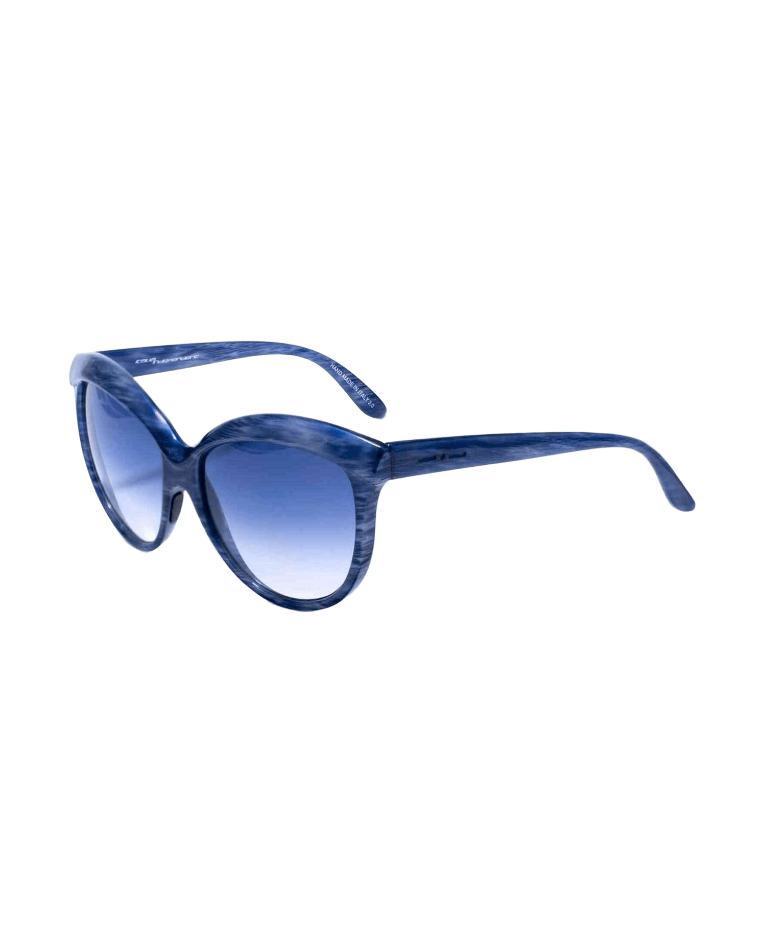 Italia Independent Blue Acetate Sunglasses Glam Steals