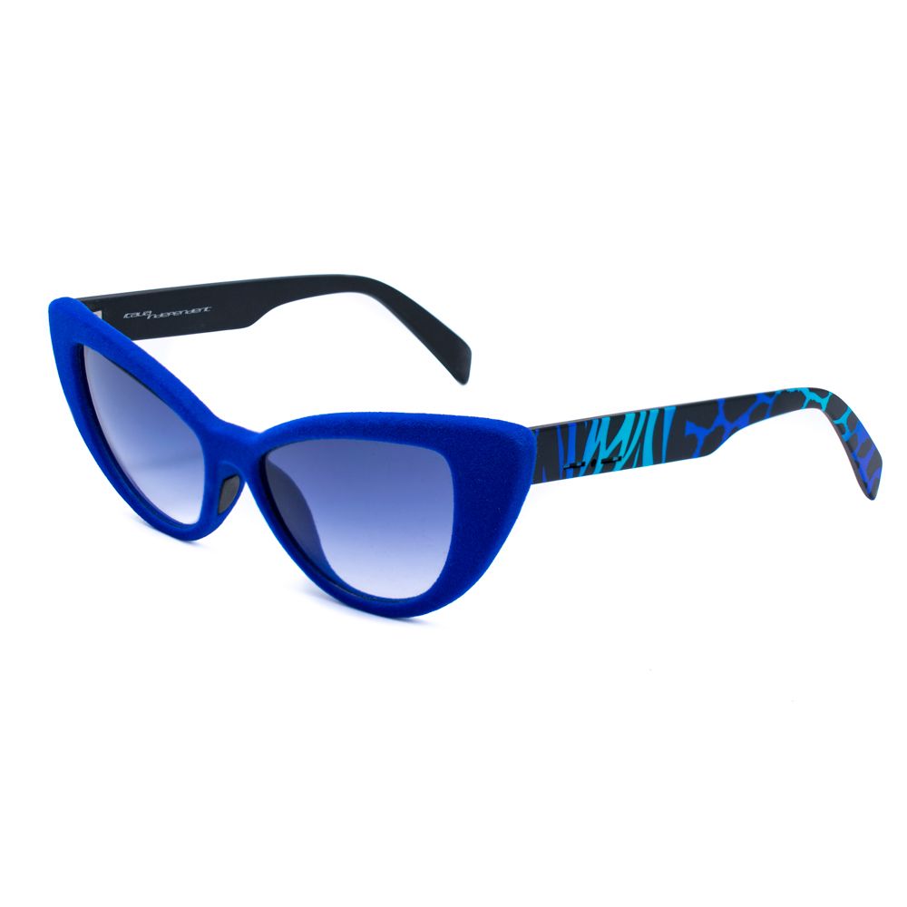 Italia Independent Blue Acetate Sunglasses Glam Steals