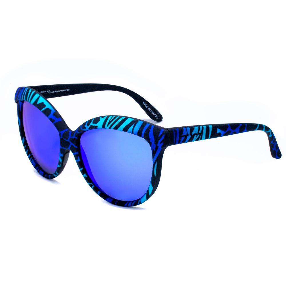 Italia Independent Blue Acetate Sunglasses Glam Steals