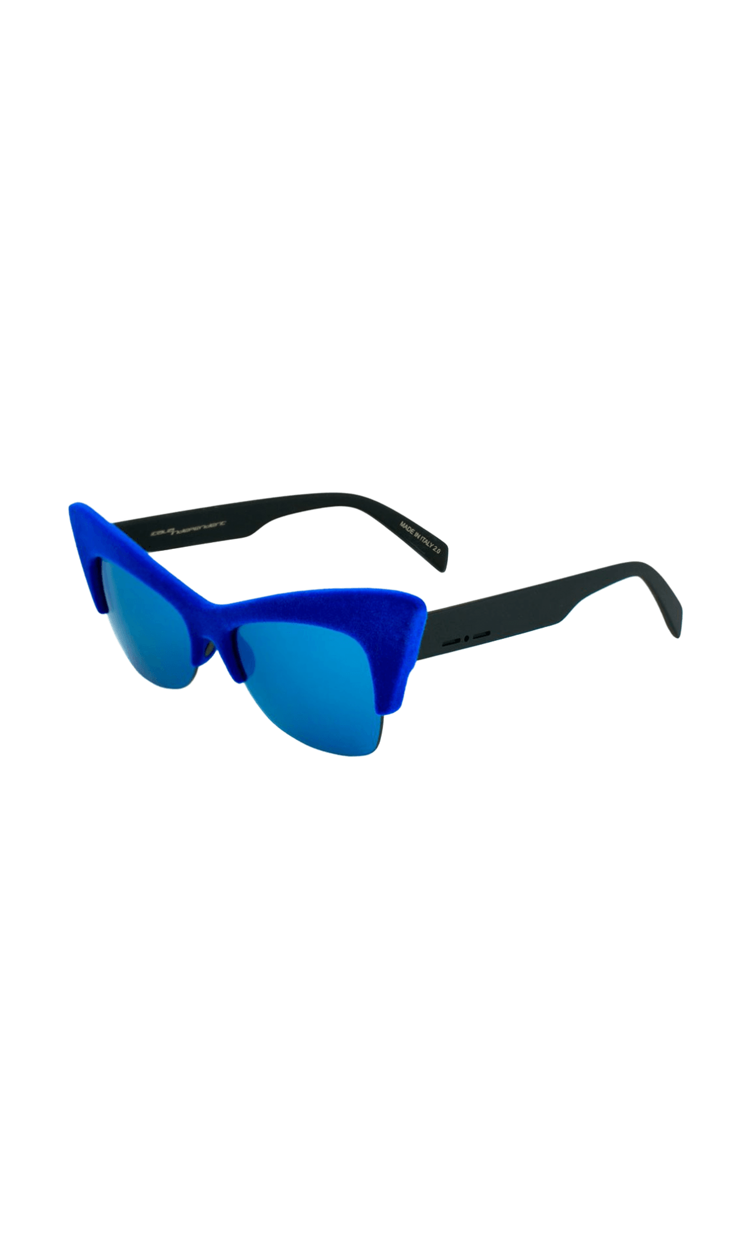 Italia Independent Blue Acetate Sunglasses Glam Steals
