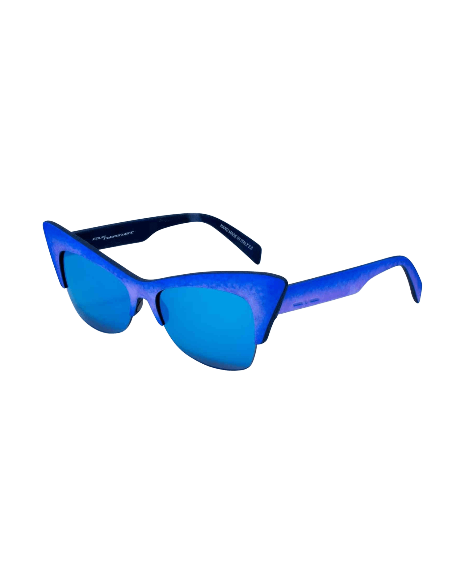 Italia Independent Blue Acetate Sunglasses Glam Steals