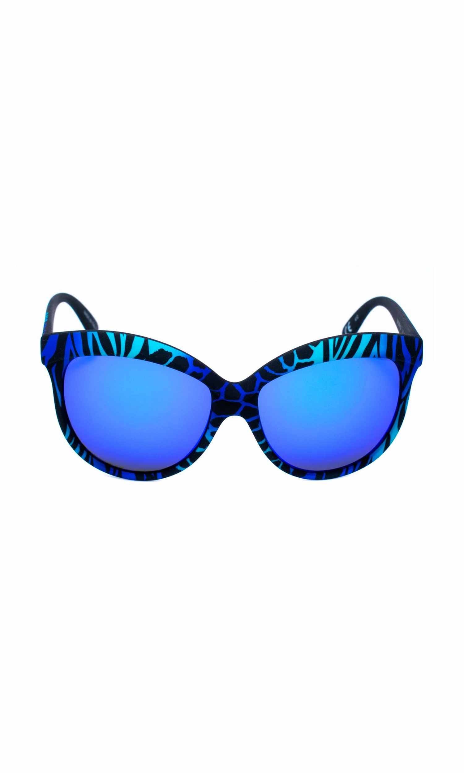Italia Independent Blue Acetate Sunglasses Glam Steals