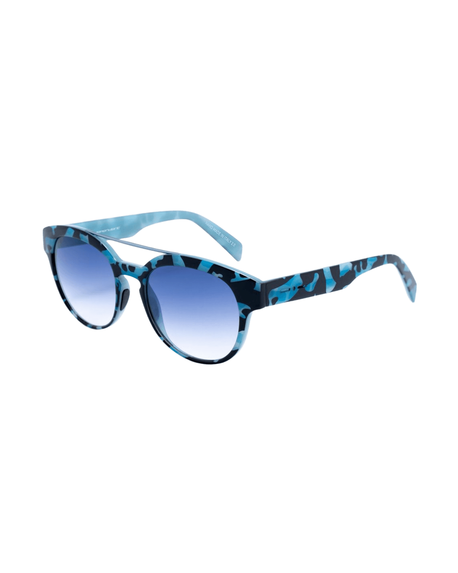 Italia Independent Blue Acetate Sunglasses Glam Steals