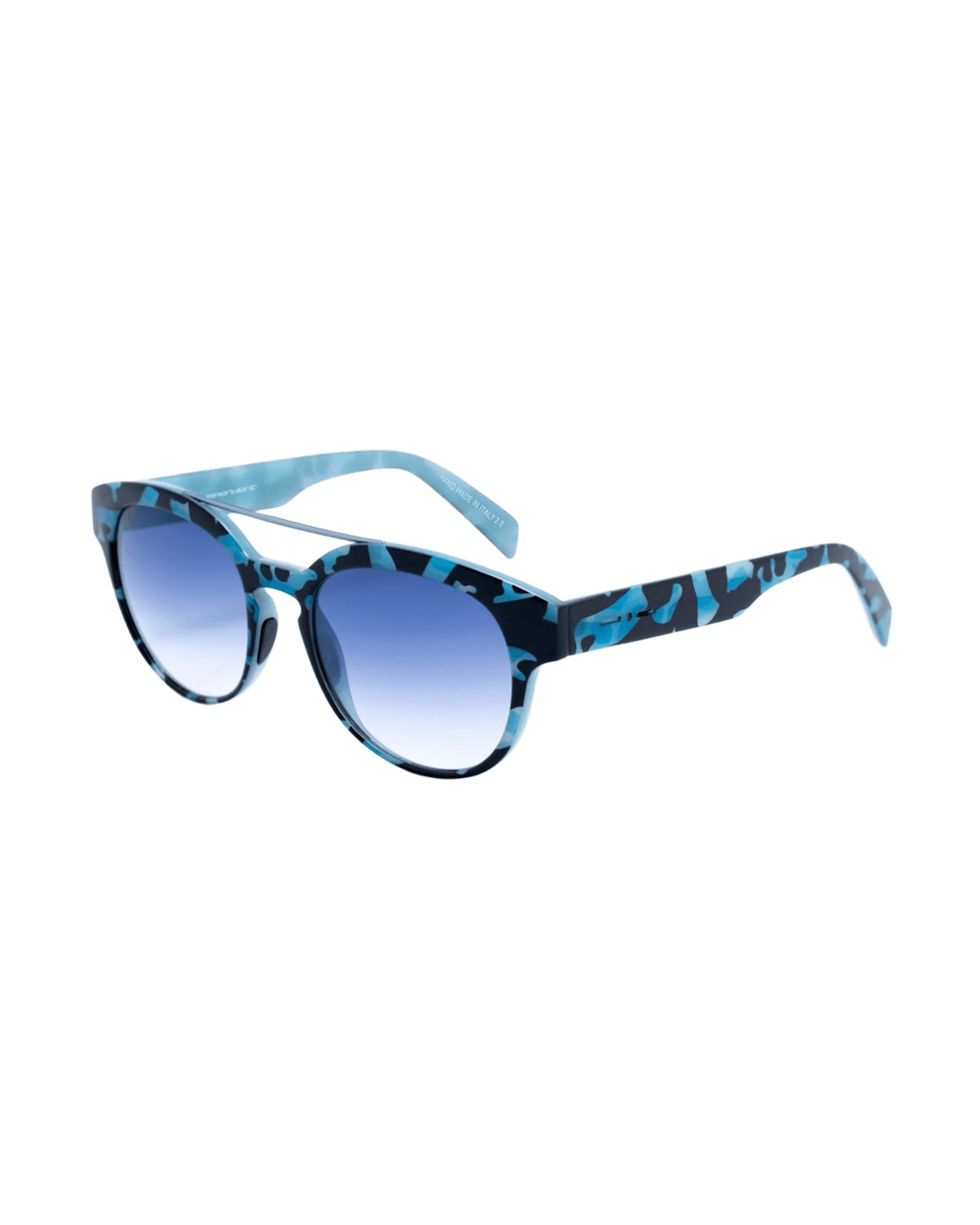 Italia Independent Blue Acetate Sunglasses Glam Steals