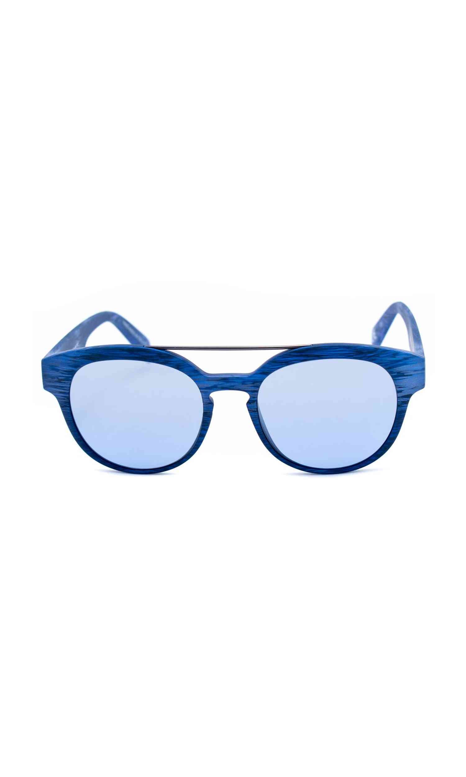 Italia Independent Blue Acetate Sunglasses Glam Steals
