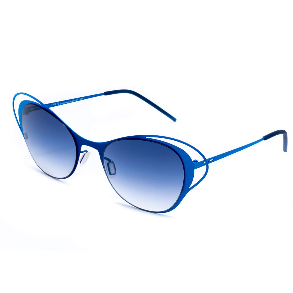 Italia Independent Blue Metal Sunglasses Glam Steals