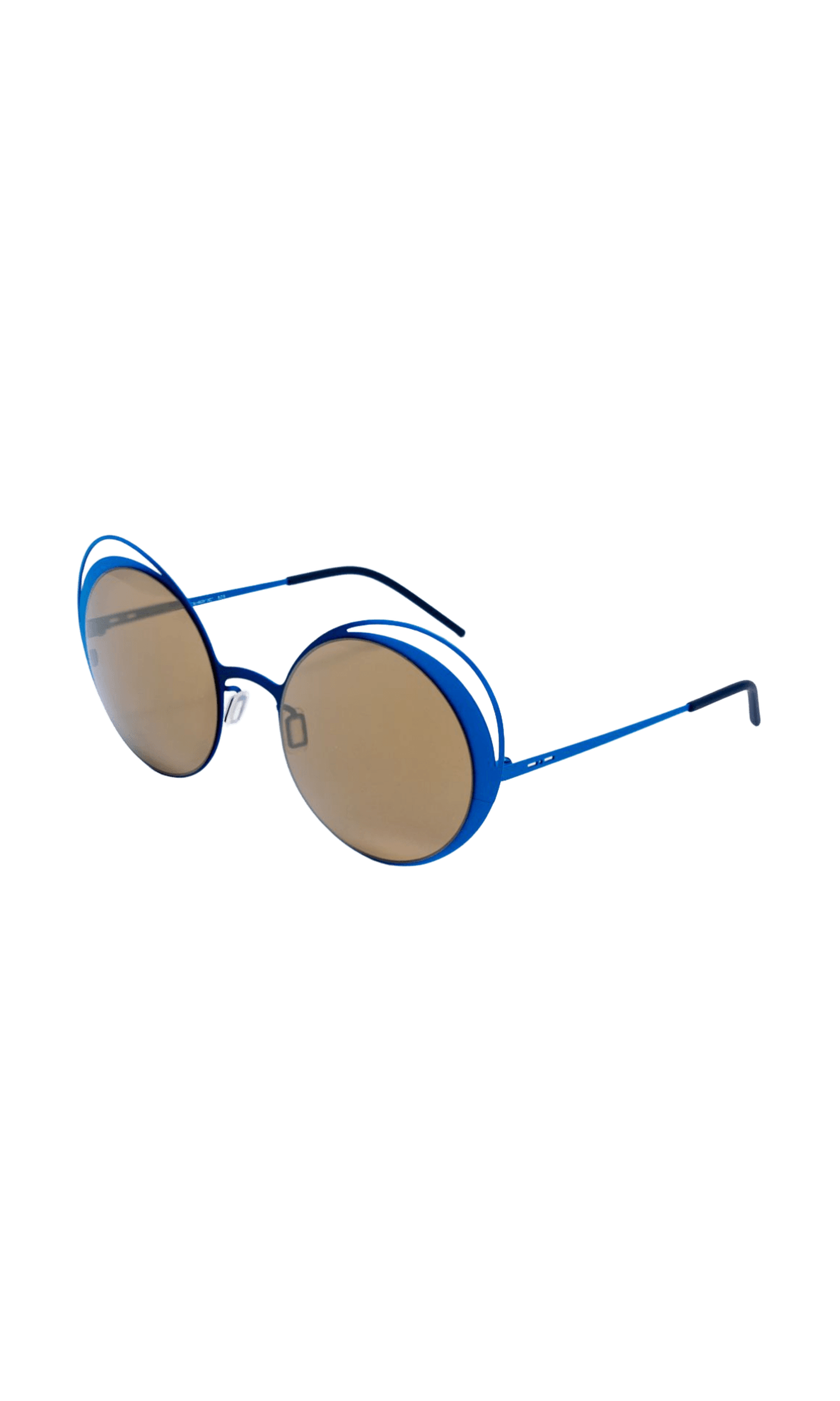 Italia Independent Blue Metal Sunglasses Glam Steals