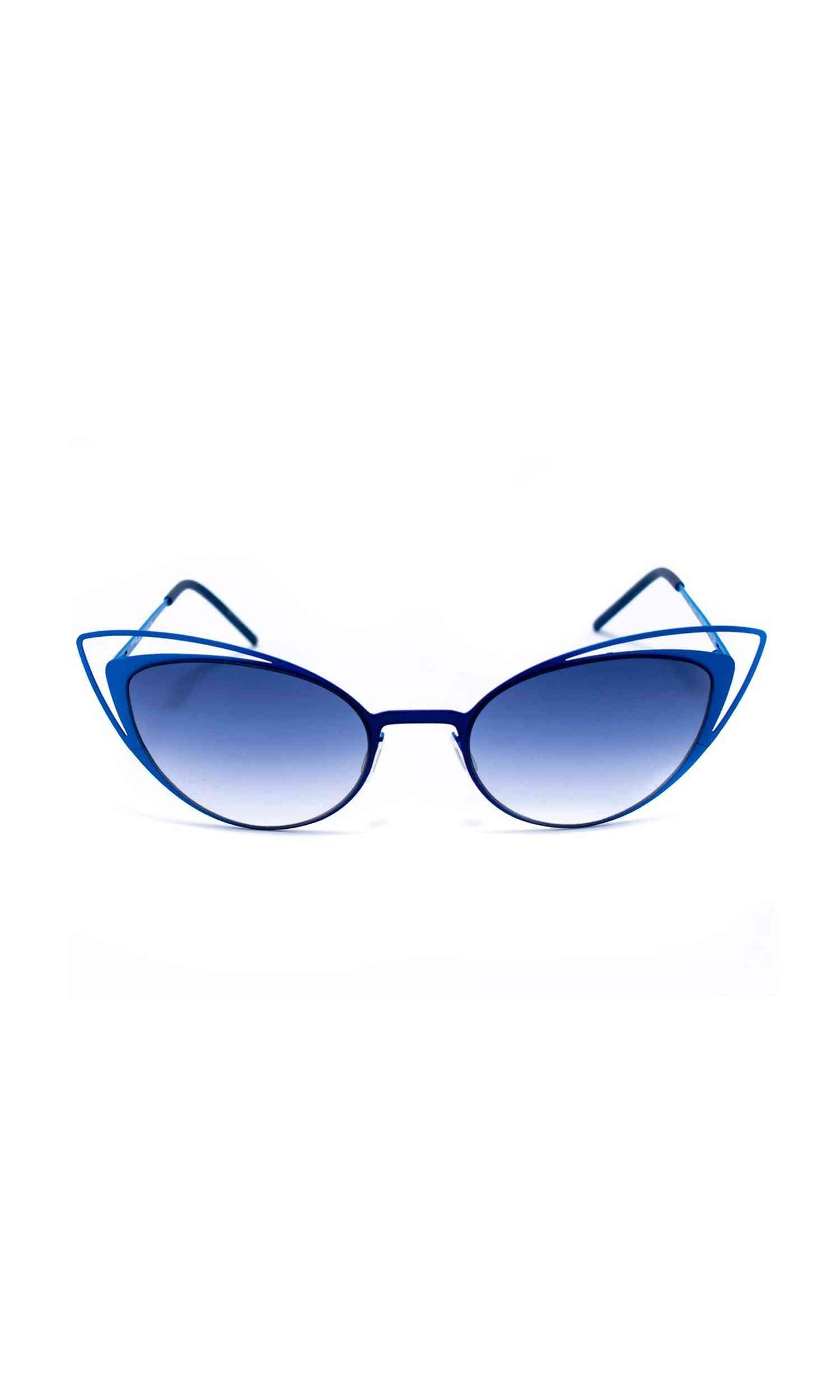 Italia Independent Blue Metal Sunglasses Glam Steals