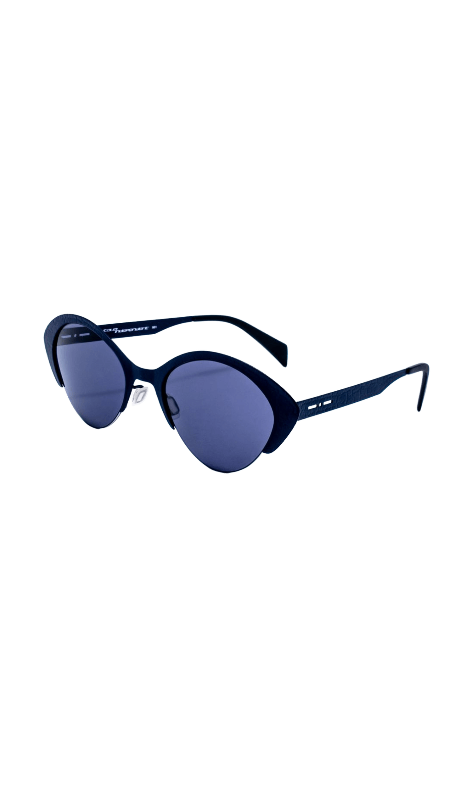 Italia Independent Blue Metal Sunglasses Glam Steals