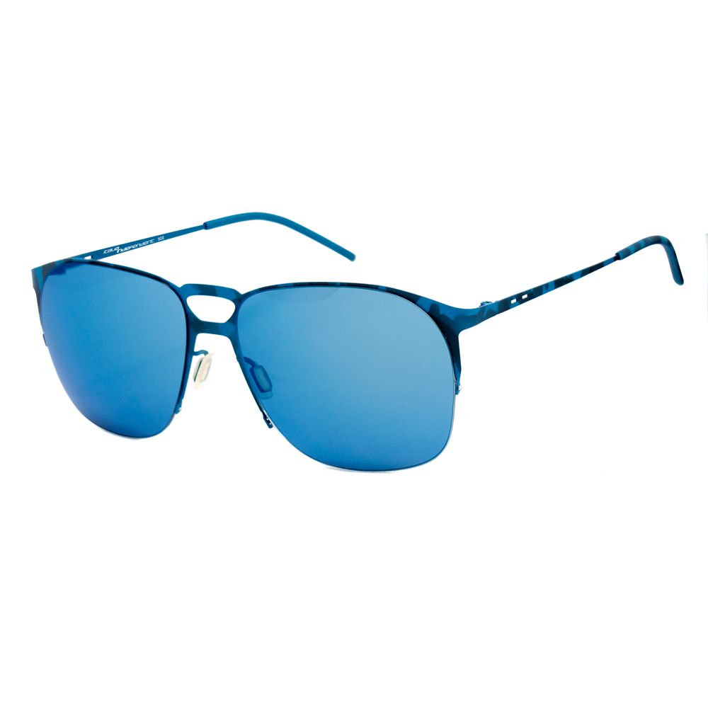 Italia Independent Blue Metal Sunglasses Glam Steals