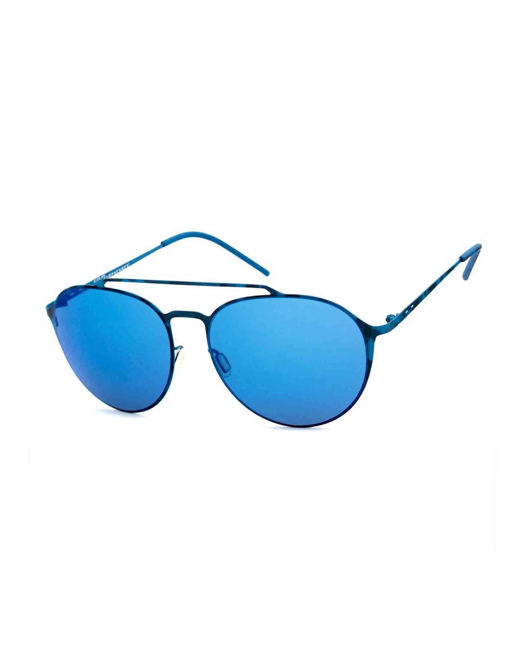 Italia Independent Blue Metal Sunglasses Glam Steals