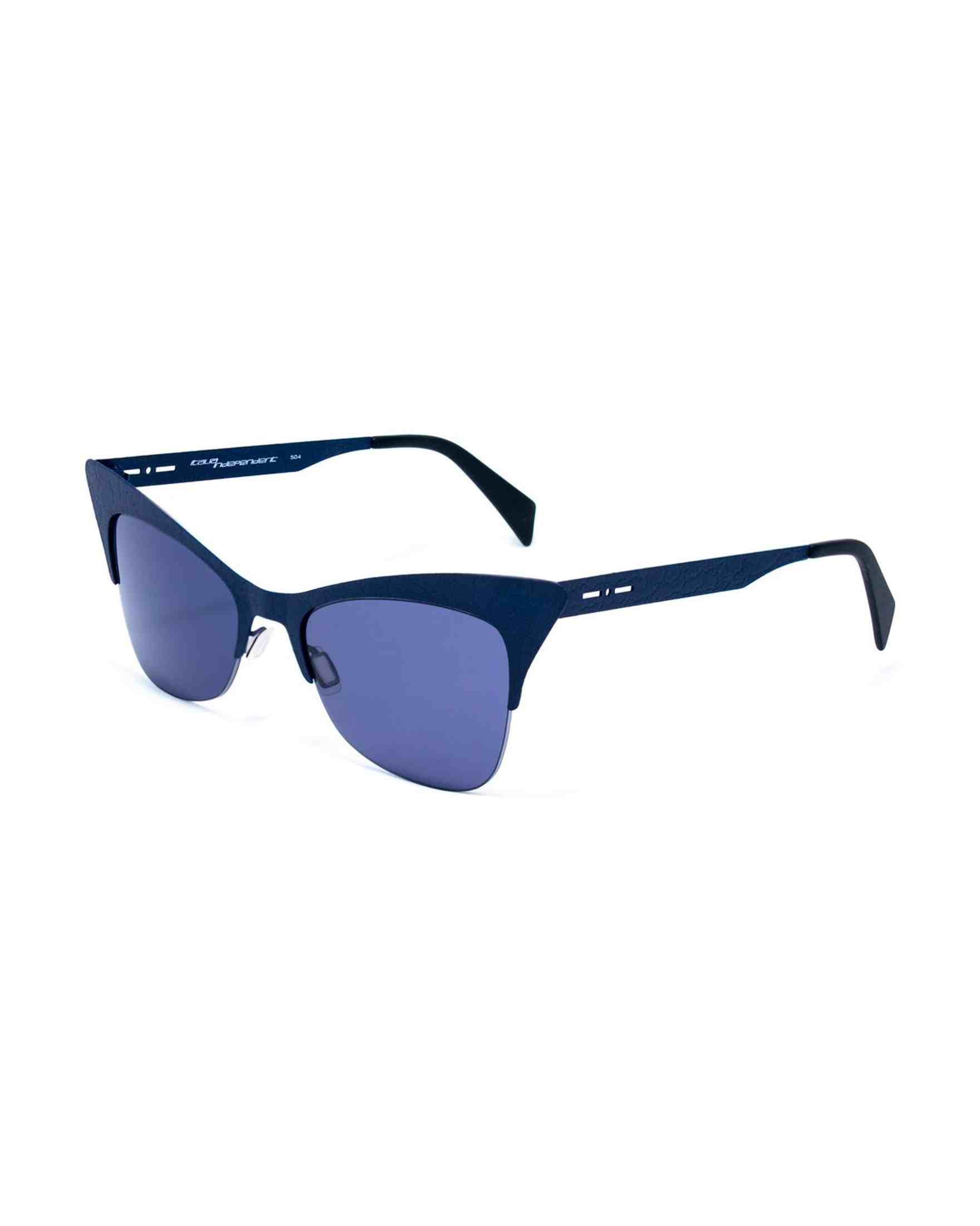 Italia Independent Blue Metal Sunglasses Glam Steals