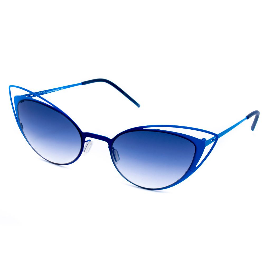 Italia Independent Blue Metal Sunglasses Glam Steals