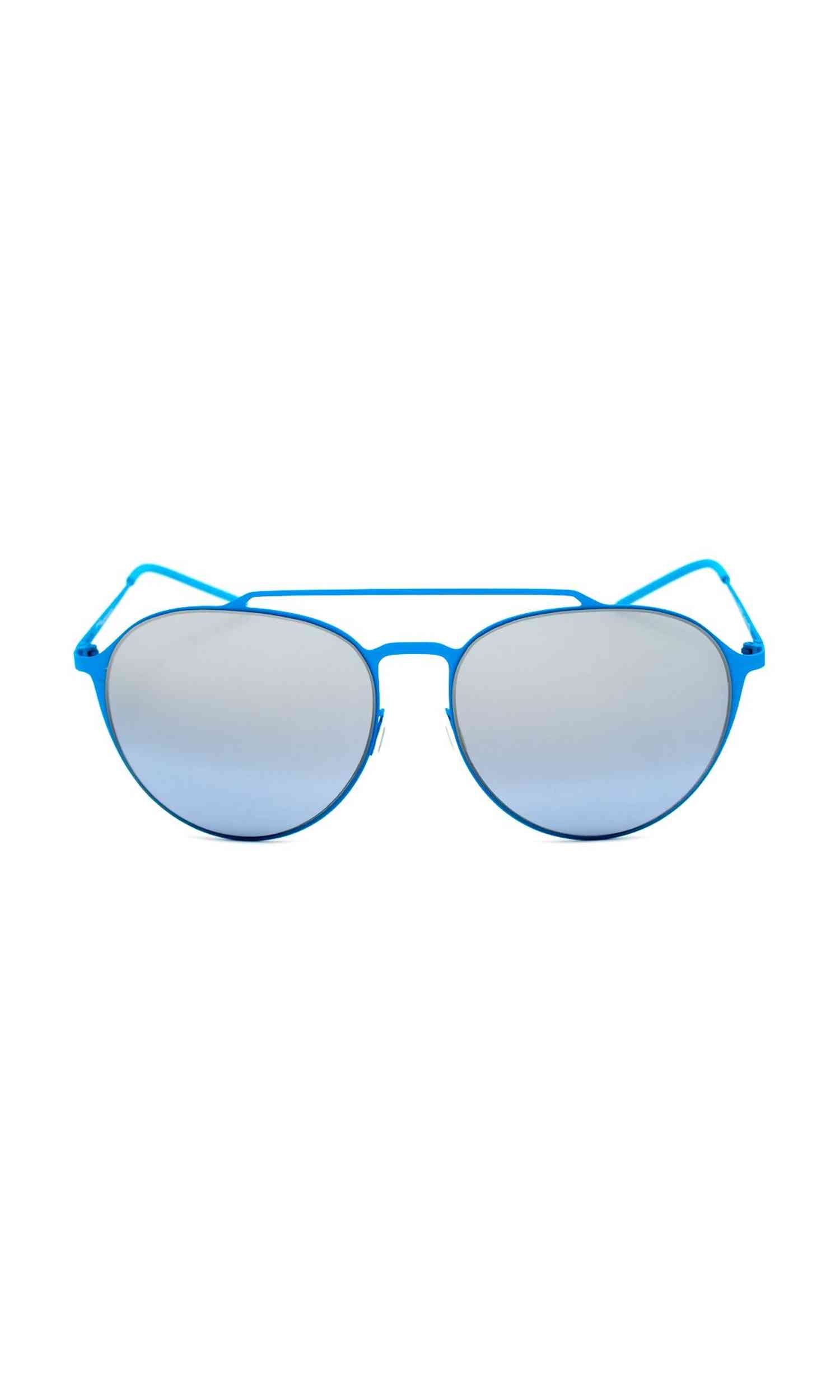 Italia Independent Blue Metal Sunglasses Glam Steals