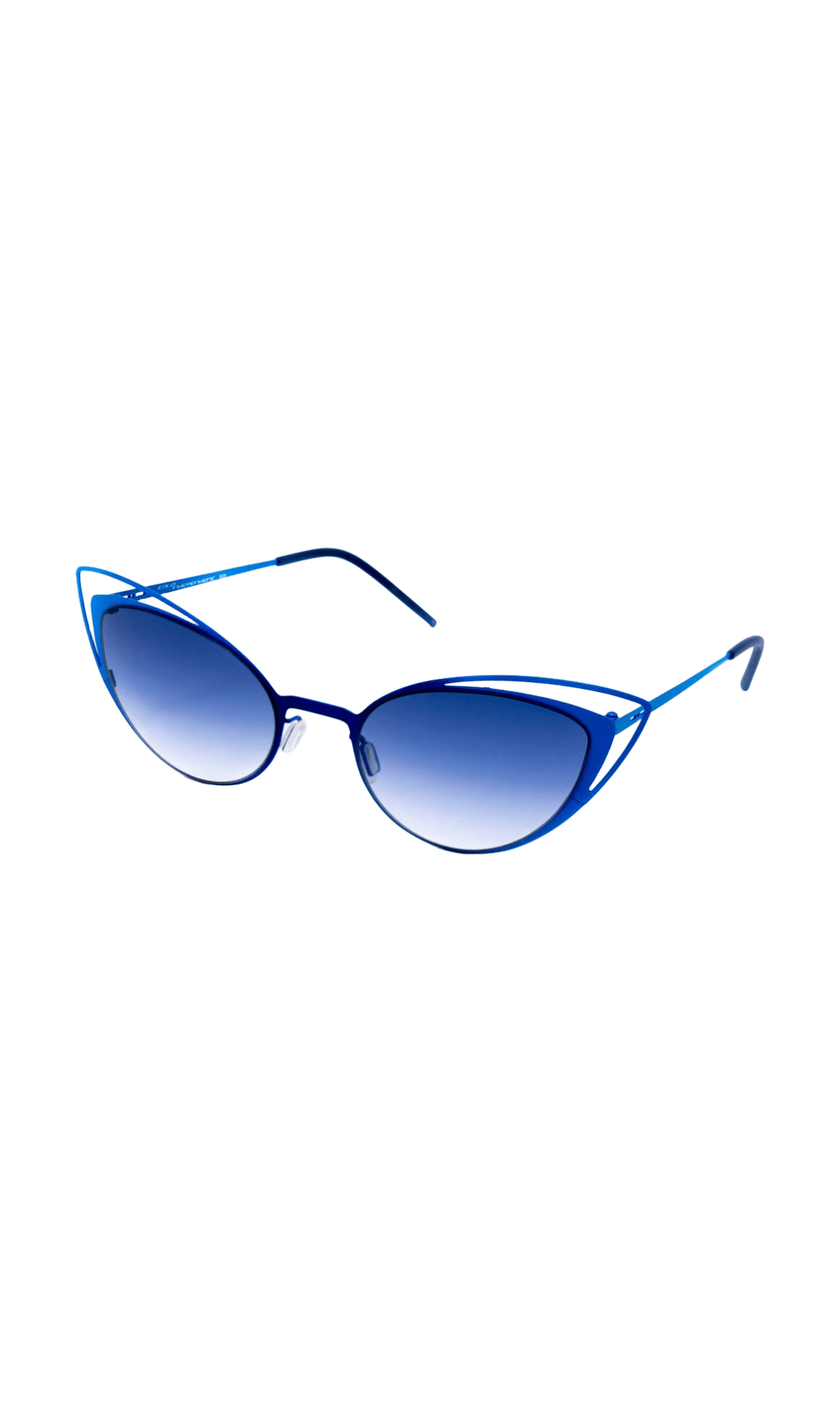 Italia Independent Blue Metal Sunglasses Glam Steals