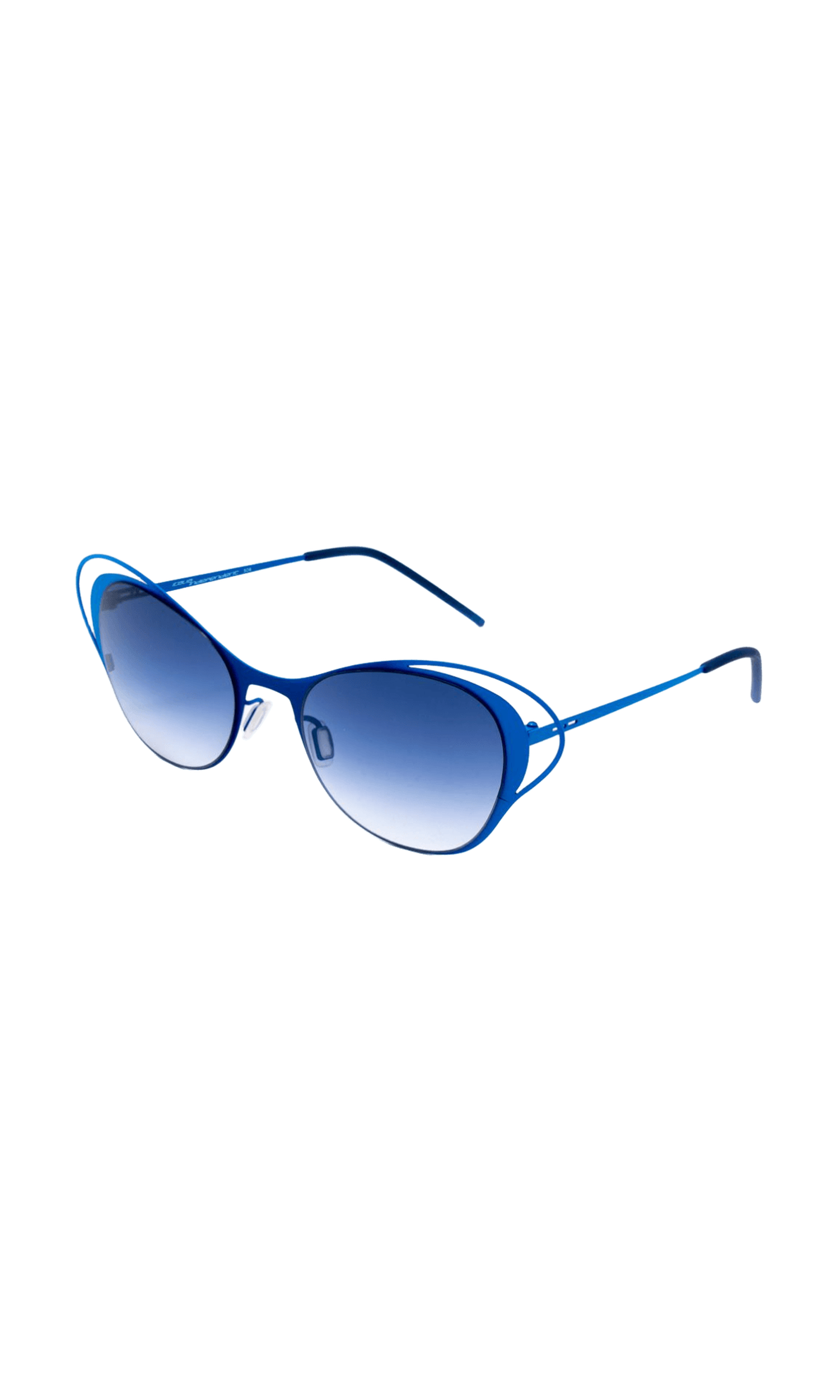 Italia Independent Blue Metal Sunglasses Glam Steals