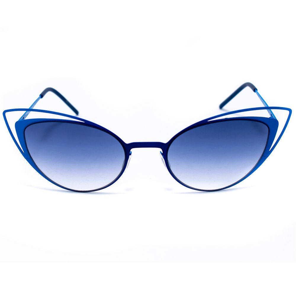 Italia Independent Blue Metal Sunglasses Glam Steals