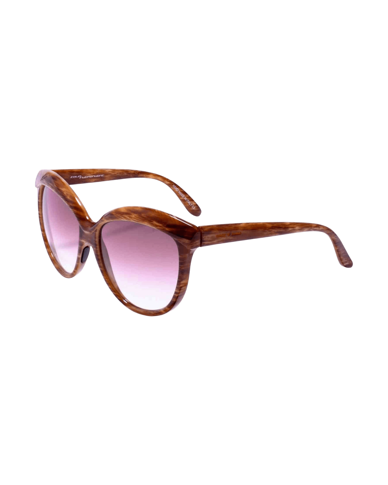 Italia Independent Brown Acetate Sunglasses Glam Steals