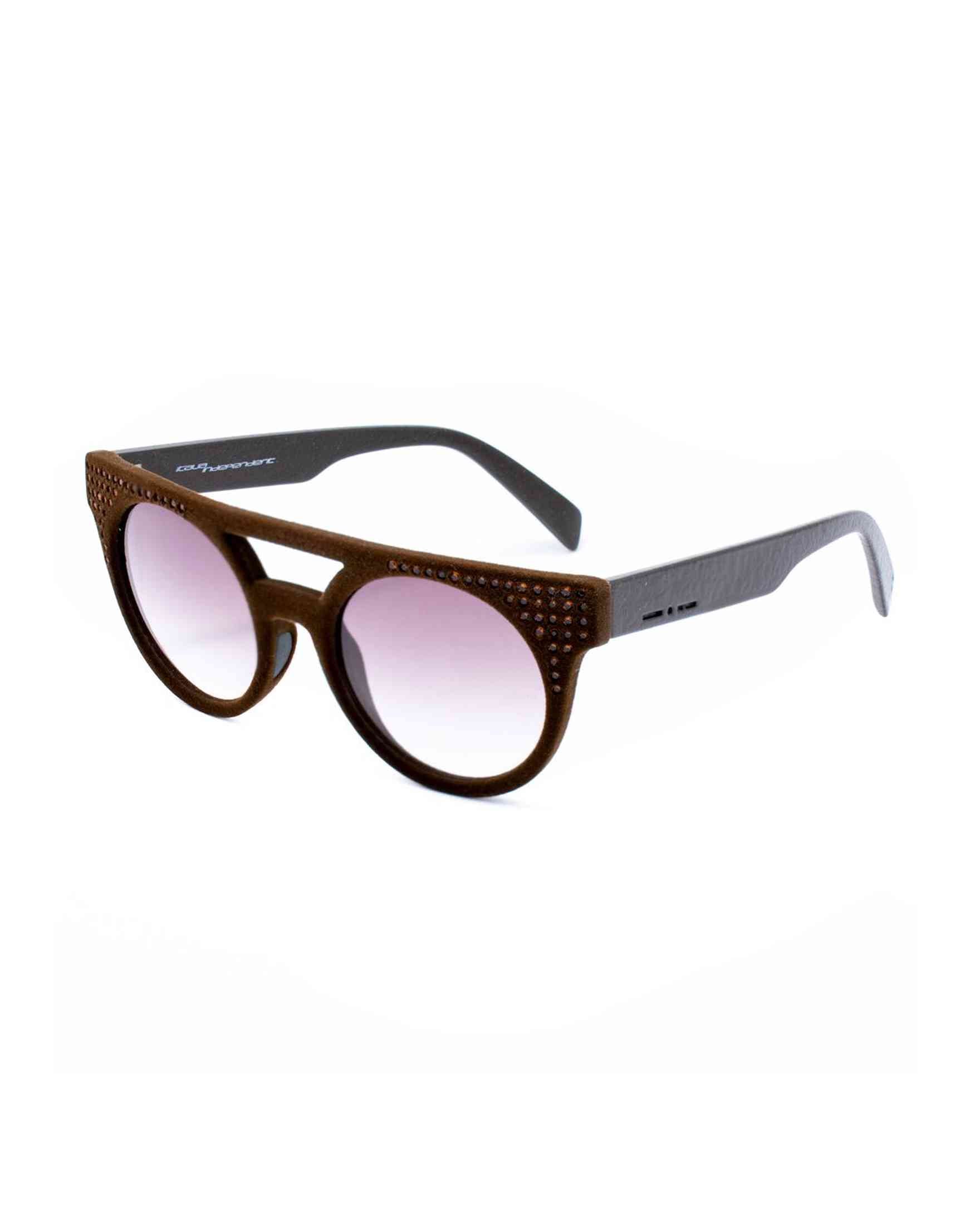 Italia Independent Brown Acetate Sunglasses Glam Steals