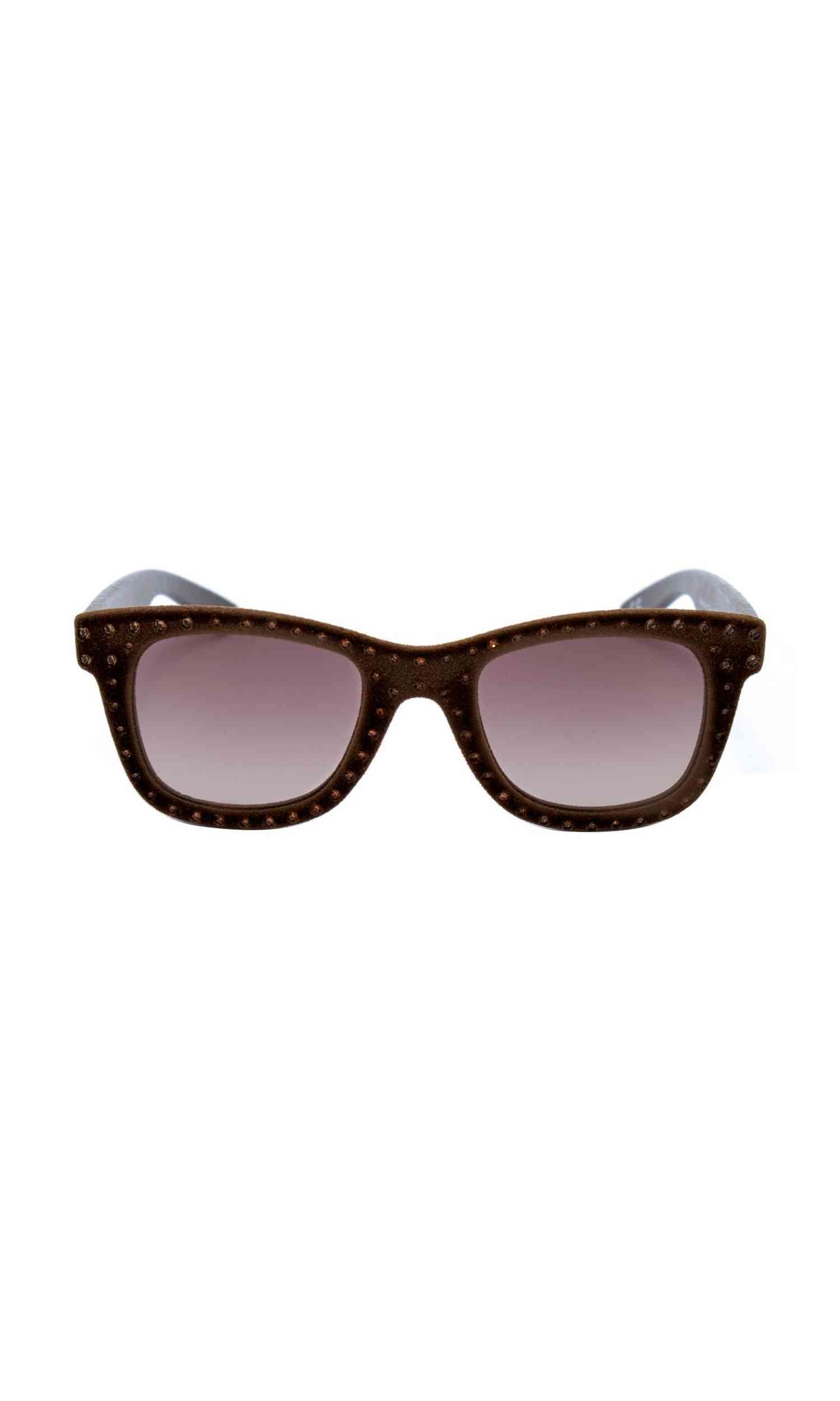 Italia Independent Brown Acetate Sunglasses Glam Steals