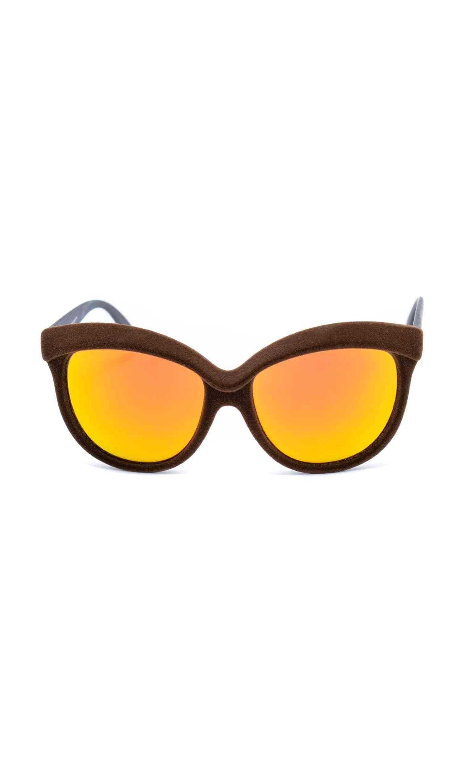 Italia Independent Brown Acetate Sunglasses Glam Steals