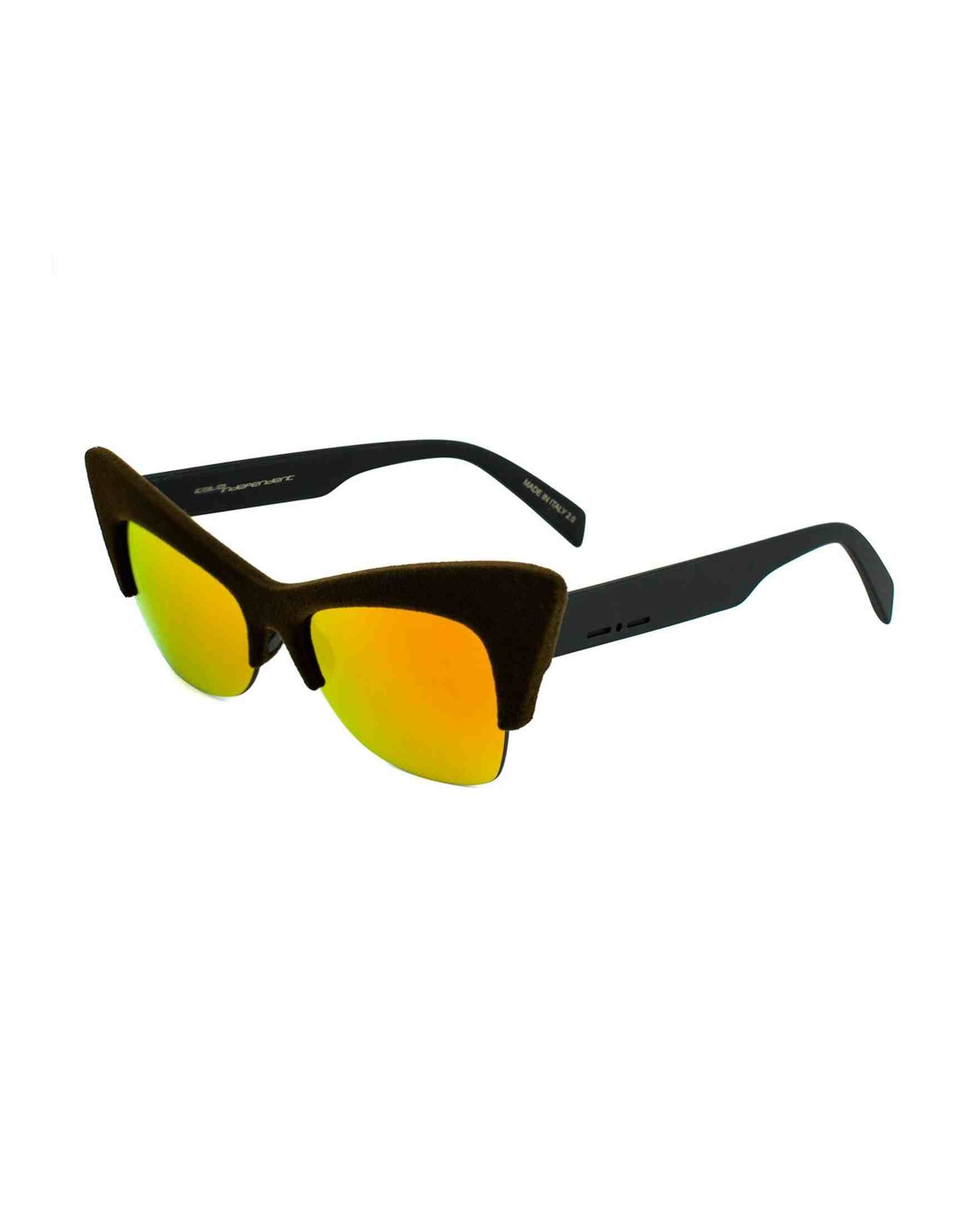 Italia Independent Brown Acetate Sunglasses Glam Steals