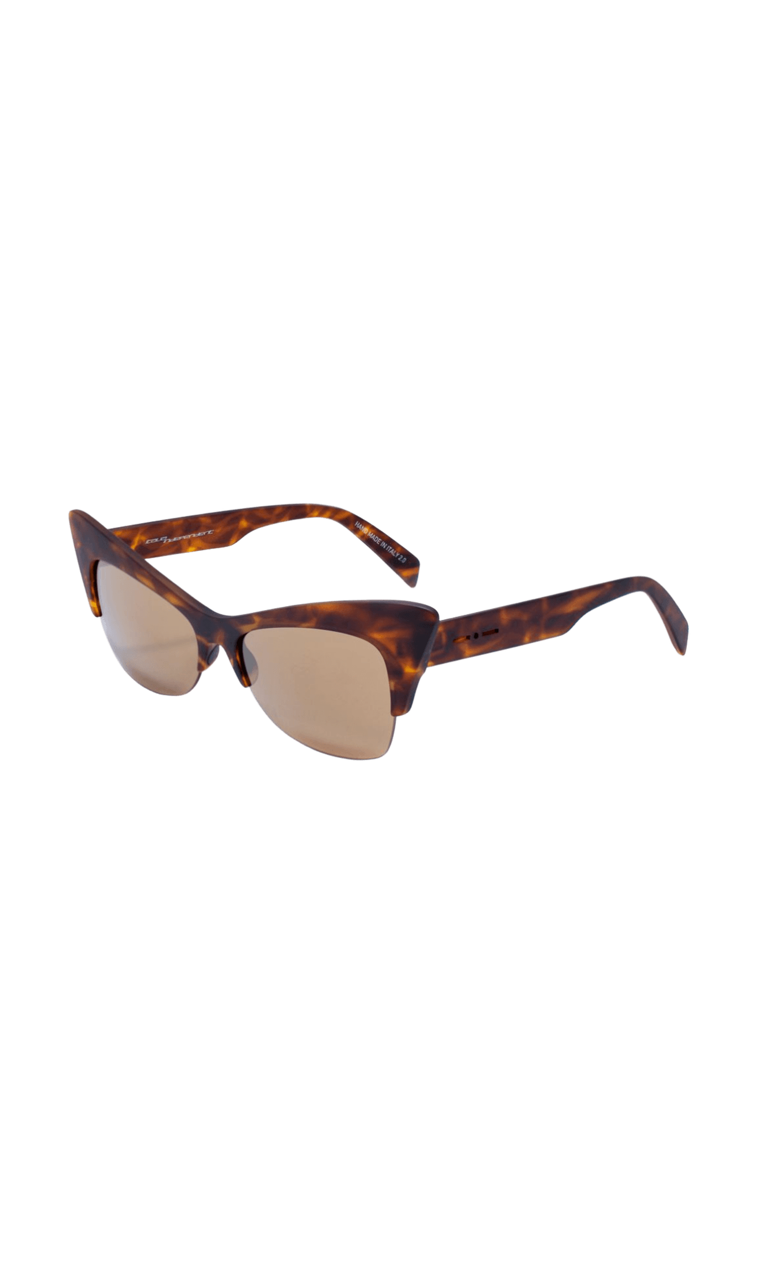 Italia Independent Brown Acetate Sunglasses Glam Steals