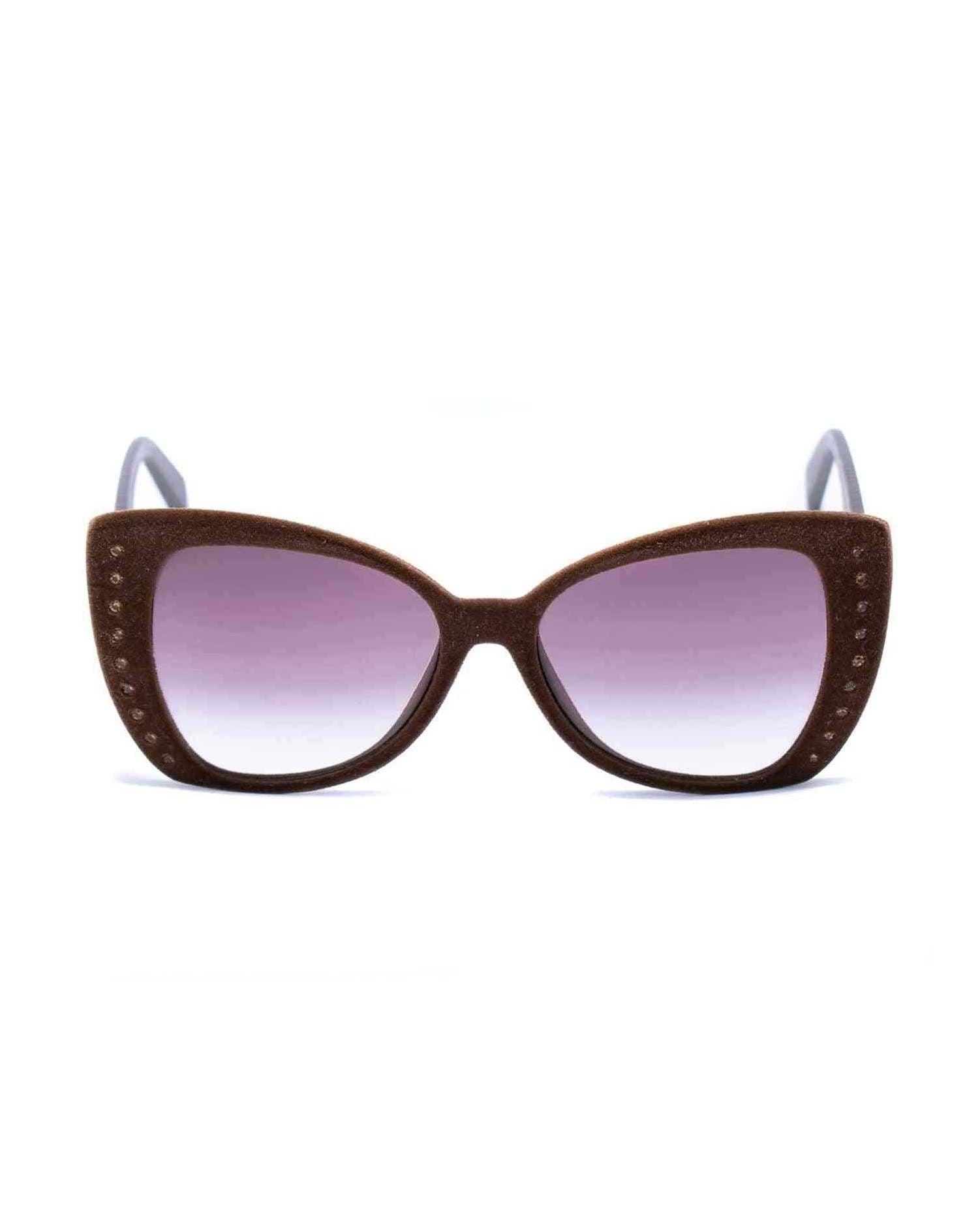 Italia Independent Brown Acetate Sunglasses Glam Steals