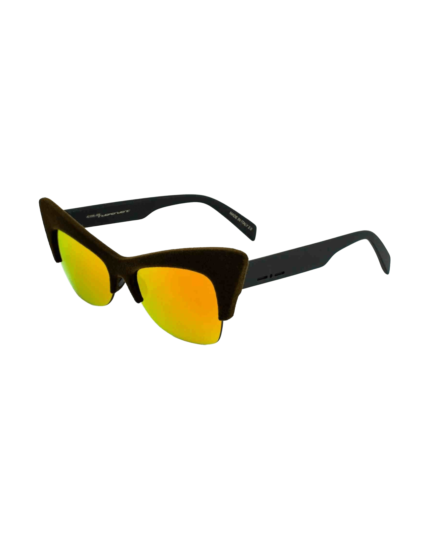 Italia Independent Brown Acetate Sunglasses Glam Steals