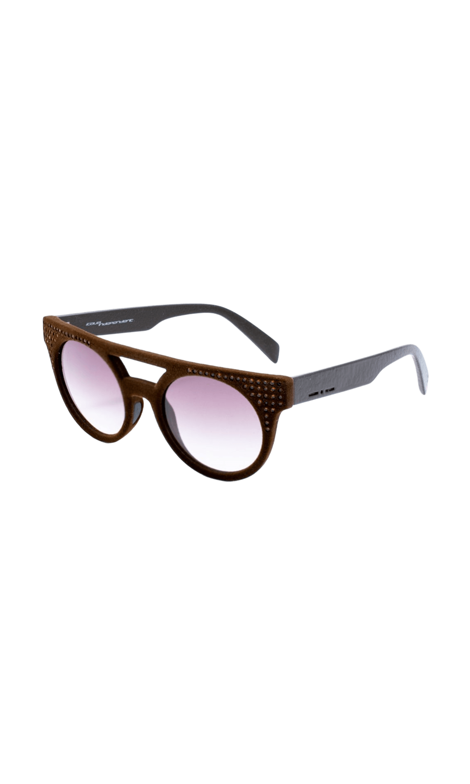 Italia Independent Brown Acetate Sunglasses Glam Steals