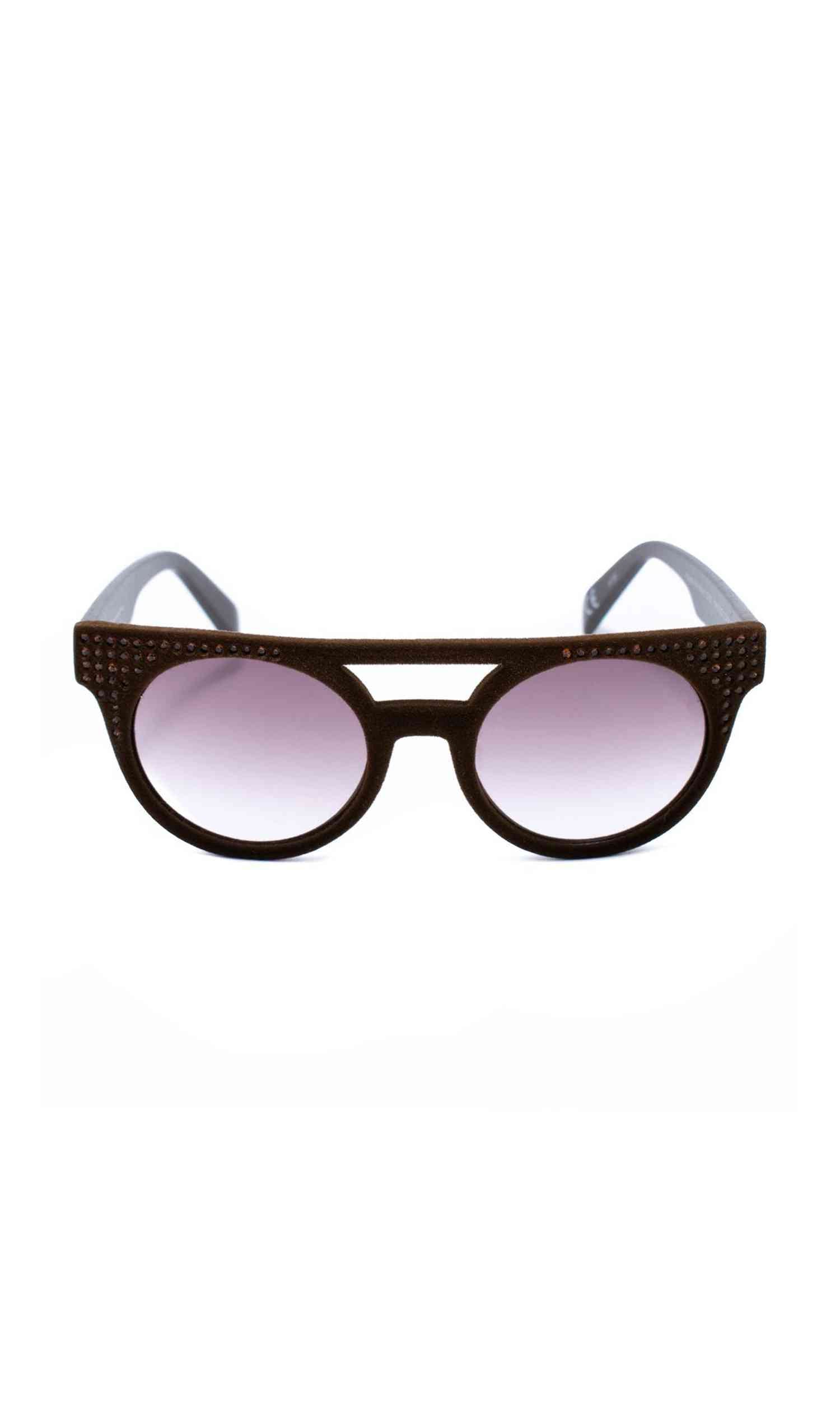 Italia Independent Brown Acetate Sunglasses Glam Steals