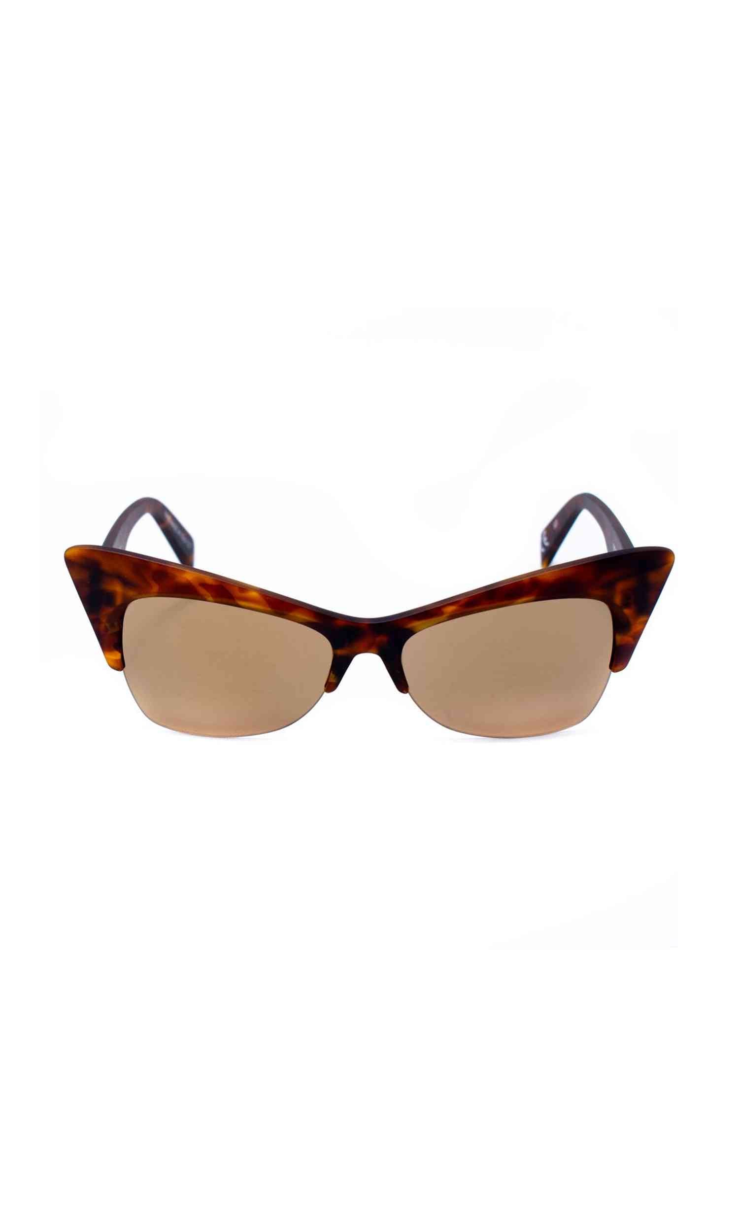 Italia Independent Brown Acetate Sunglasses Glam Steals