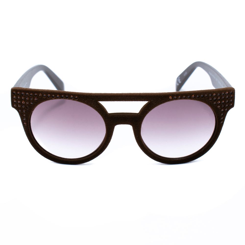 Italia Independent Brown Acetate Sunglasses Glam Steals