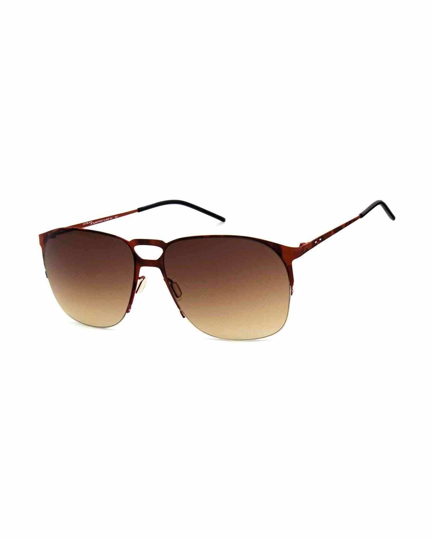 Italia Independent Brown Metal Sunglasses Glam Steals