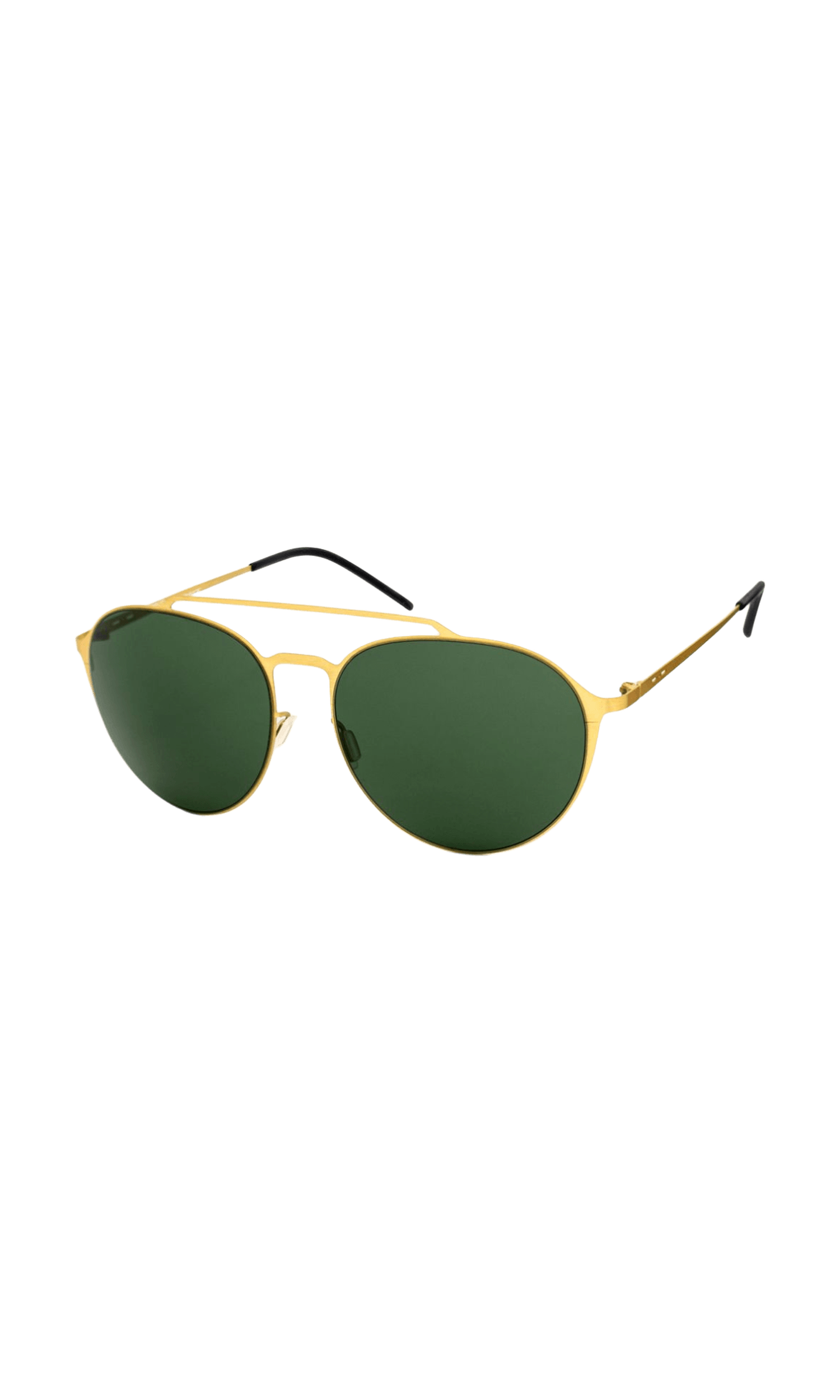 Italia Independent Gold Metal Sunglasses Glam Steals