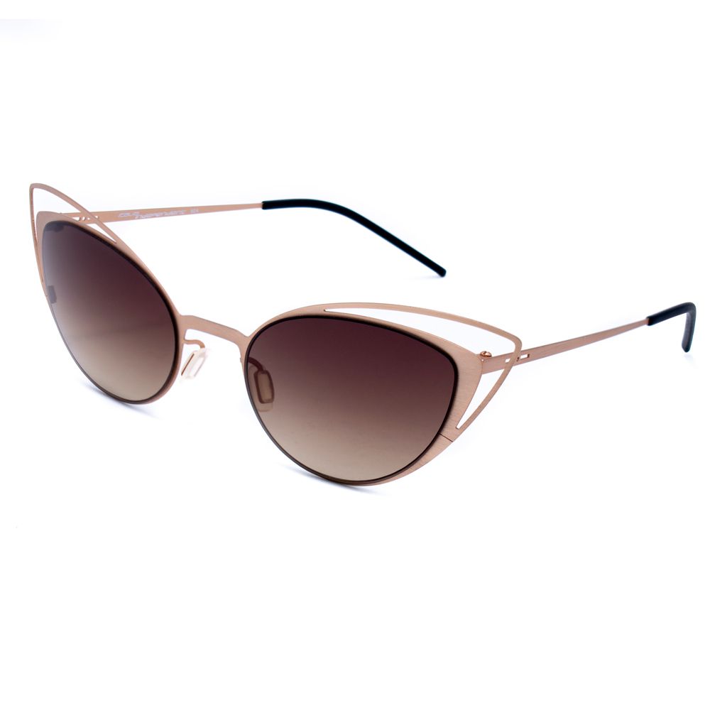 Italia Independent Gold Metal Sunglasses Glam Steals