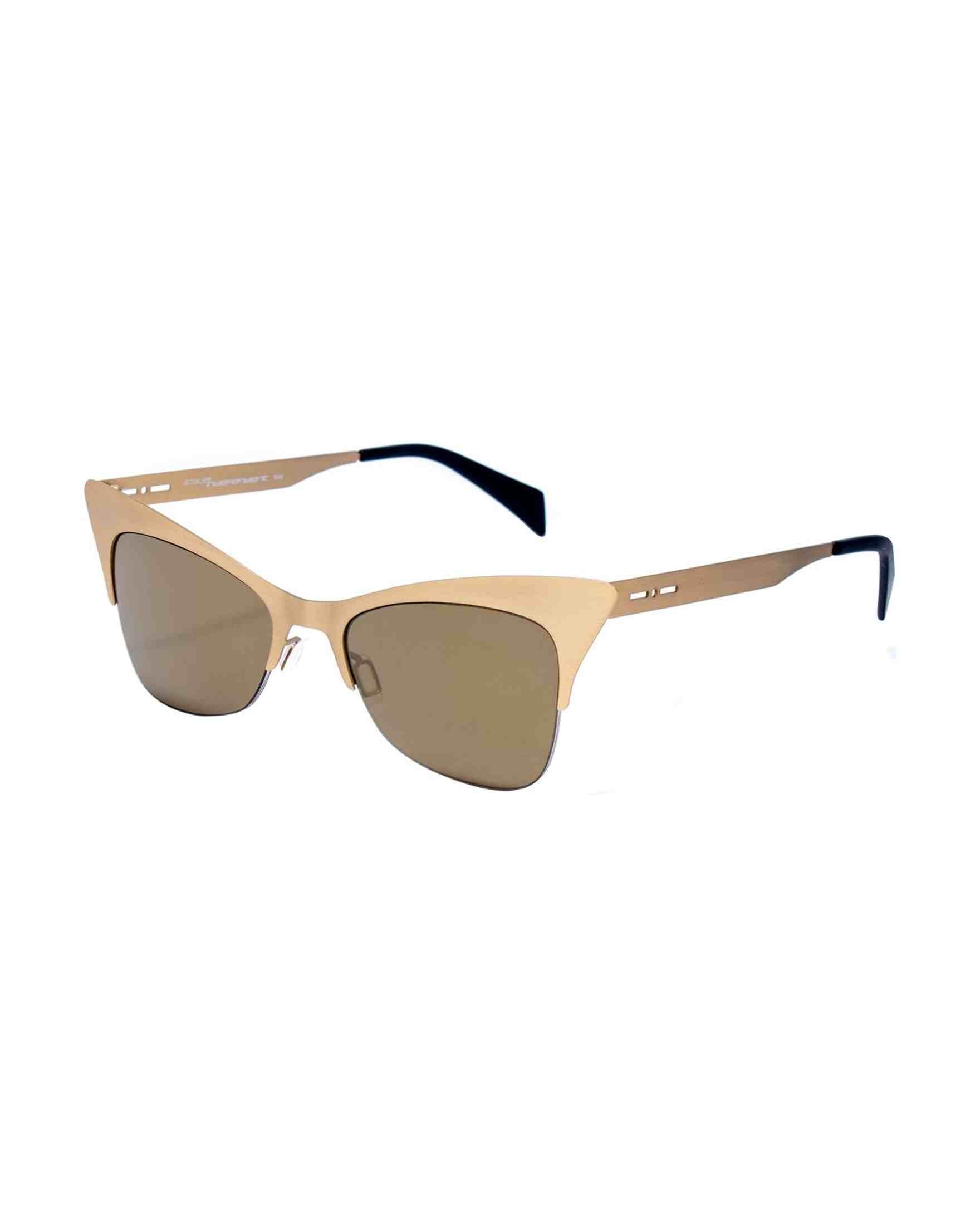 Italia Independent Gold Metal Sunglasses Glam Steals