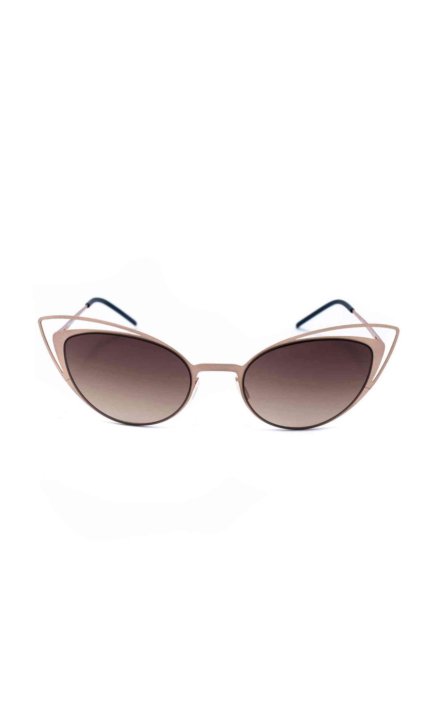 Italia Independent Gold Metal Sunglasses Glam Steals